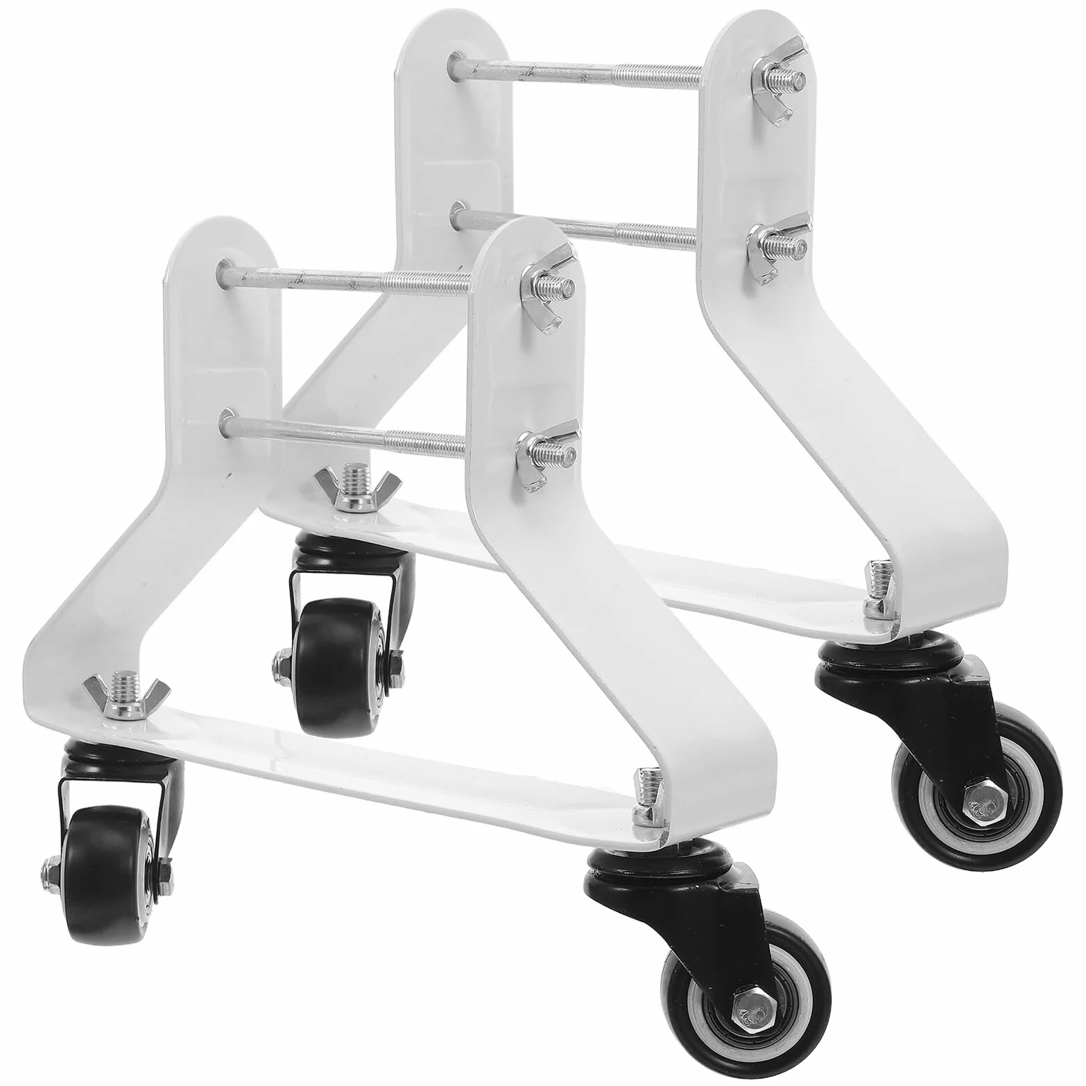 Soporte para Radiador de Aceite con Ruedas Negras Dobles Base Móvil con Doble Rodamiento para Calefactor Eléctrico Accesorio Resistente y Compatible para Movilidad Silenciosa en