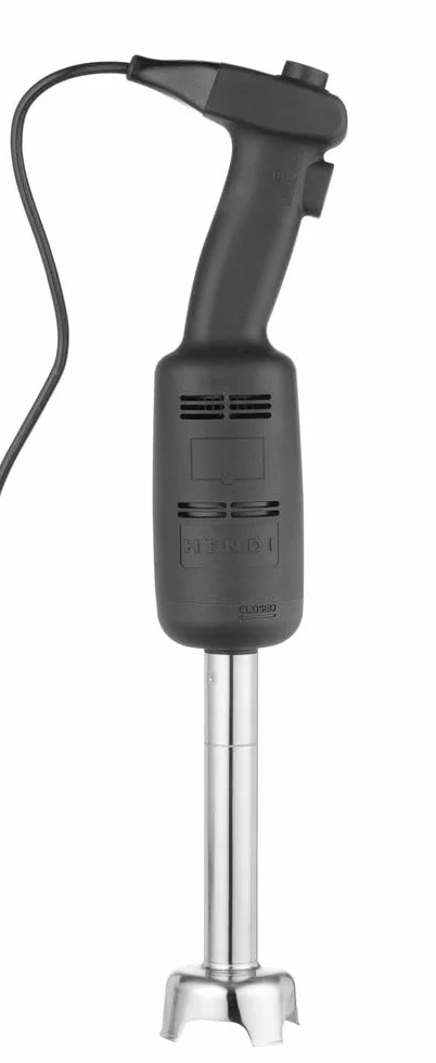 HENDI Batidora de Mano para Uso Profesional con Velocidad Ajustable | PA y acero inoxidable, brazo batidor 160mm, 230V/270W, 140x76x(H)503mm, peso 1,68kg