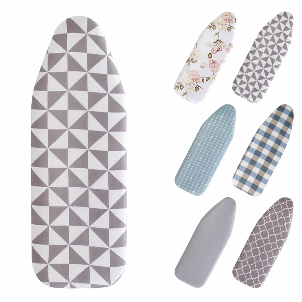 Funda para Tabla de Planchar Acolchada de Alta Res Funda for Tabla de Planchar con cordón algodón, Varios tamaños, Multicolor(B,Medium Ironing Board Cover)