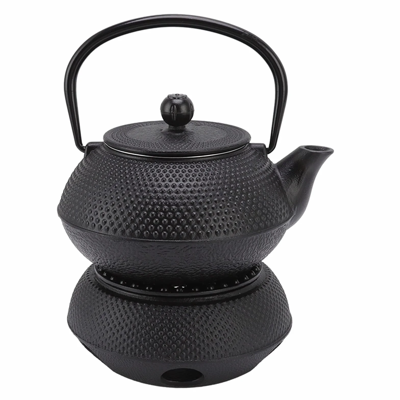 Juego de Tetera de Hierro Fundido, Diseño Lujoso, Duradera, Ahorro de Energía, para Amantes del té, 800ml
