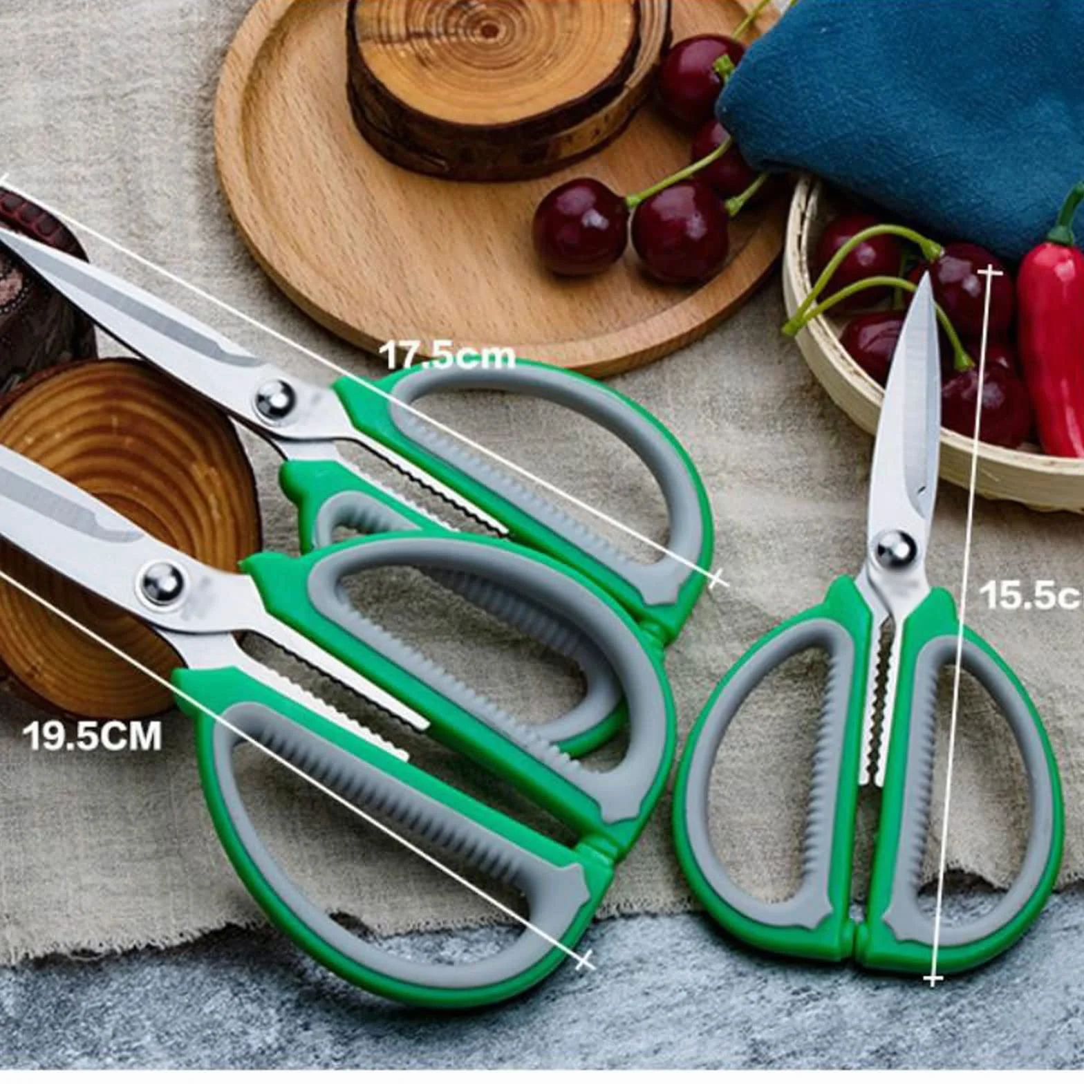 Tijeras de cocina Tijeras de sastre fuertes Acero Costura Hogar (Mediano)