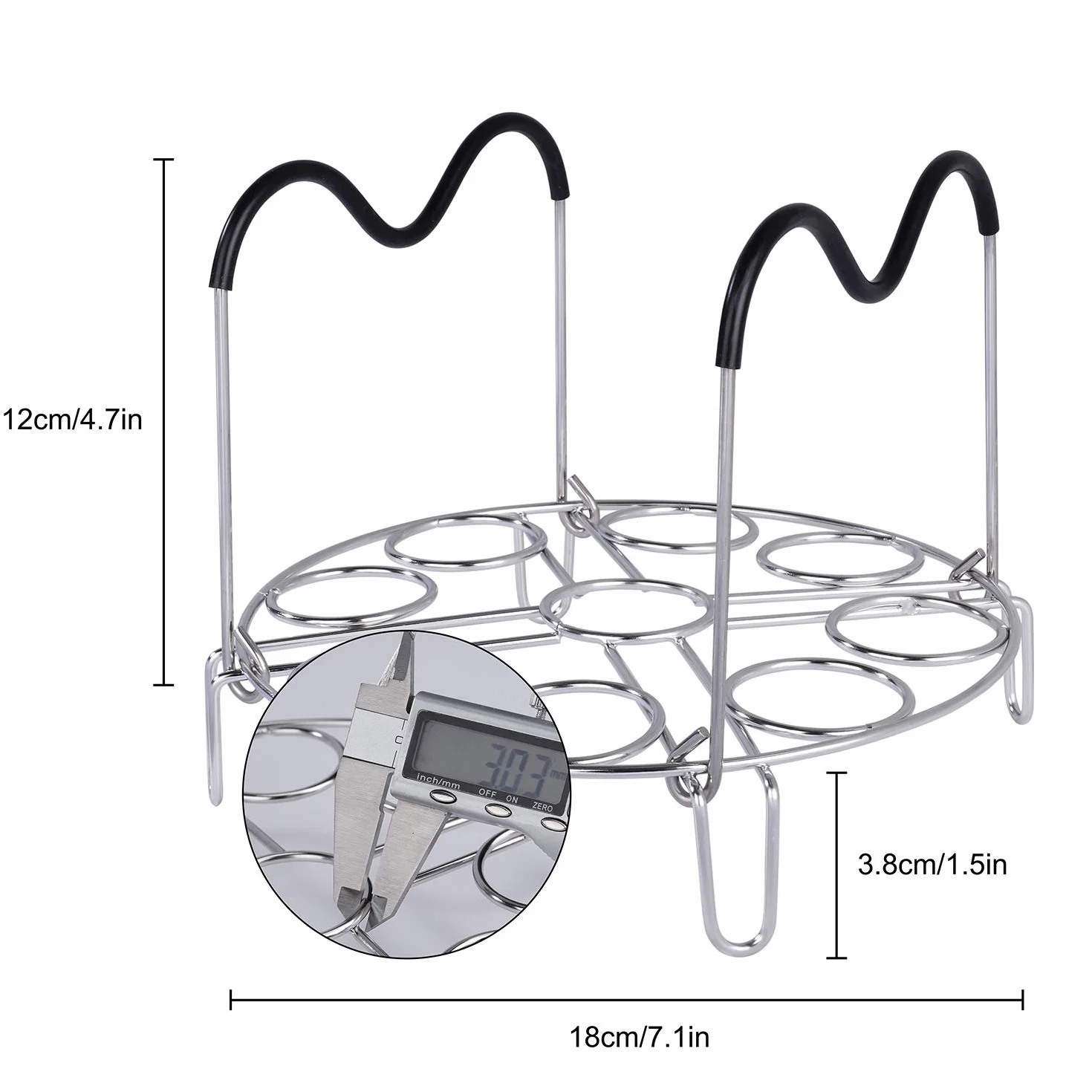MaoXinTek Posavasos para Fregona con Asas de Silicona Resistente al Calor Compatible