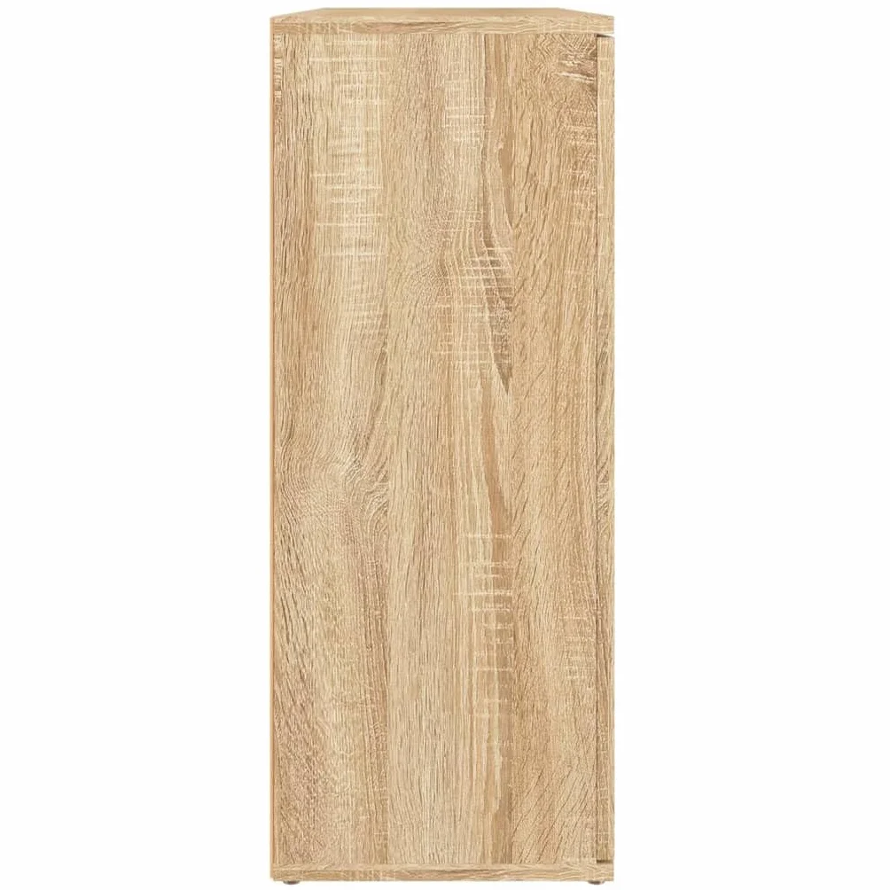 vidaXL Aparador Roble Sonoma 91x29,5x75 cm