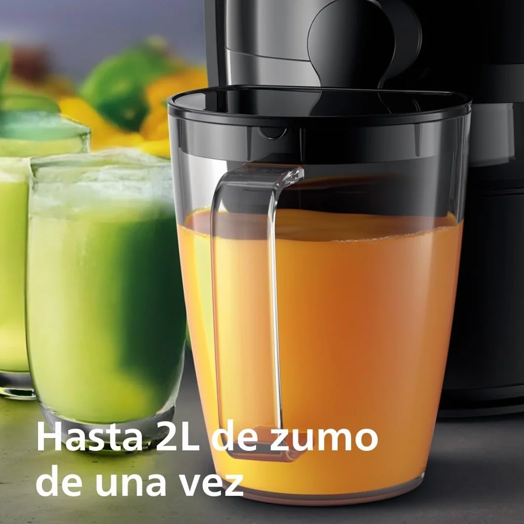 Philips Licuadora Viva Collection 800W QuickClean Tubo XL 75mm 2L Antigoteo HR1856/70