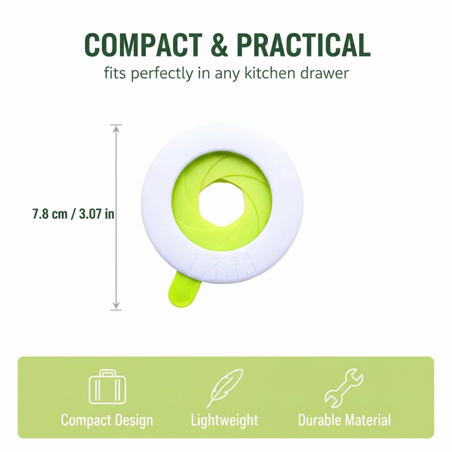 Medidor de Espaguetis con 4 Orificios - Gadget para Control de Porciones de Pasta
