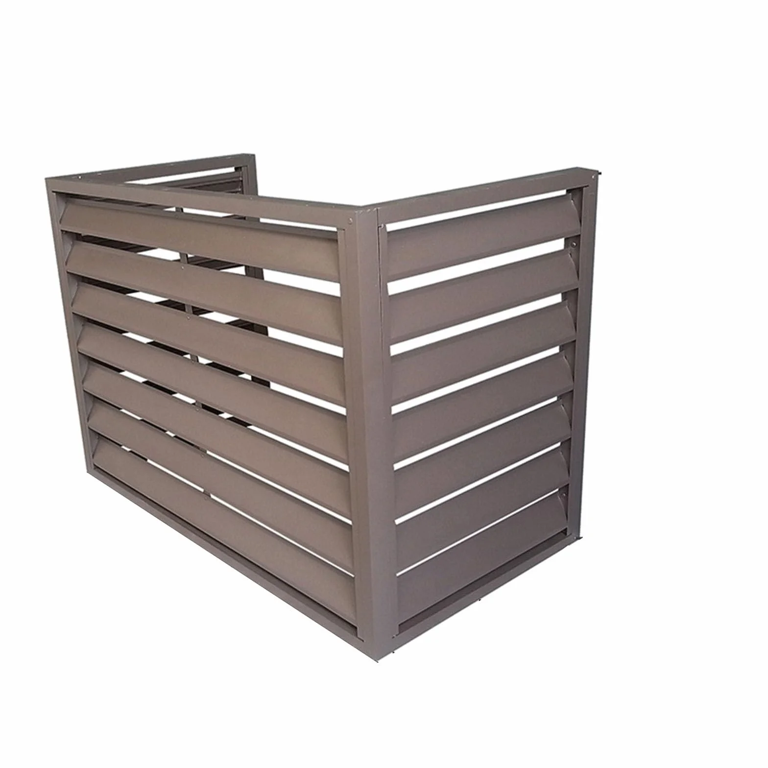 Cubre Aire Acondicionado Exterior,Cubierta de Aire Acondicionado de Aluminio，Cubierta Protectora,Cubierta de Salida de Aire,Cubierta de Aire Acondicionado Exterior,Apto para Interior y Exterior (C