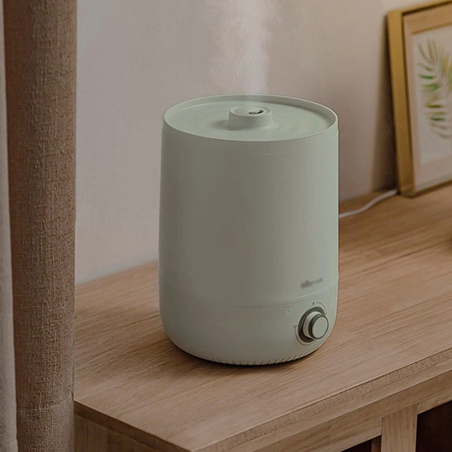 purificador de aire y humidificador 4.5L de humidificador de gran capacidad, apagado automático, humidificador de escritorio Top de relleno de aceite Difusores de aceite Humidificadores tranquilos for