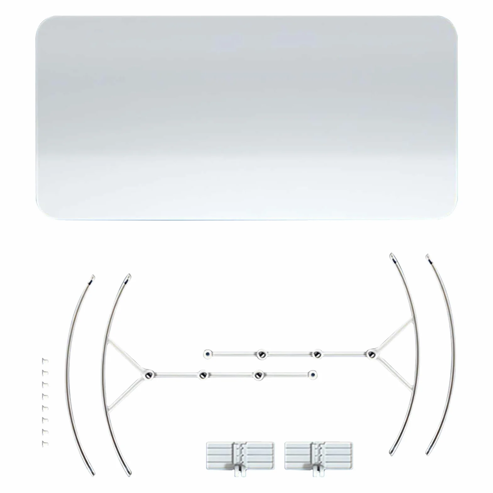 Aire acondicionado de ventana ajustable, guía de aire anticondensación para inquilinos, ideal para sala de estar y dormitorio, solución perfecta para el verano