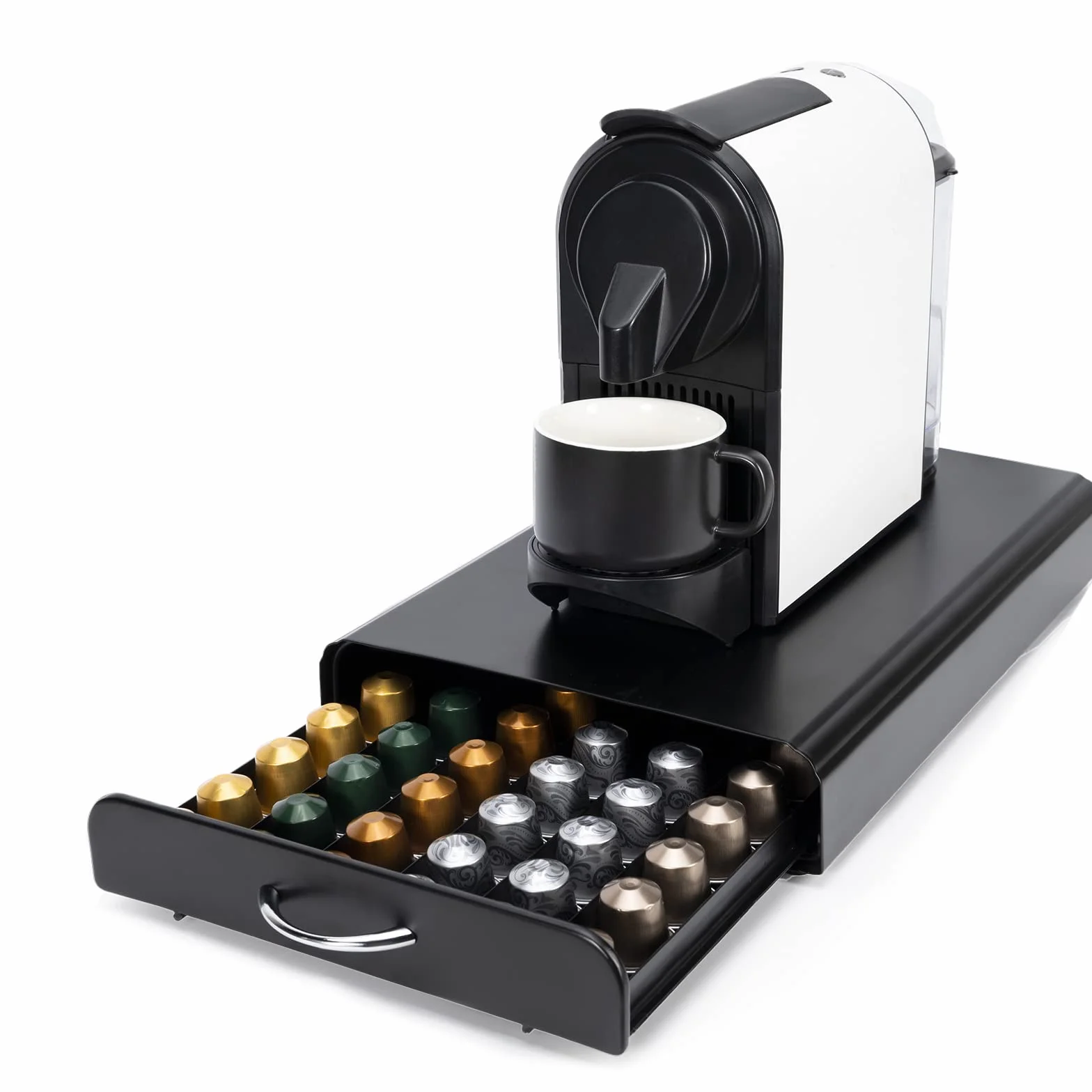 Cajón para Almacenar Cápsulas de Café 60 cápsulas Organizador Dispensador