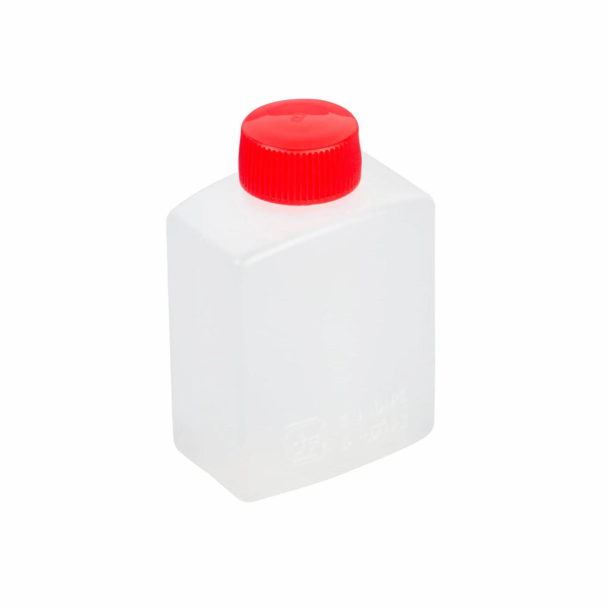 Restaurantware -Bento Tek - Mini botellas de salsa de soja de 2 onzas, 100 mini botellas desechables para condimentos con tapas rojas, paquete de condimentos, vinagre o salsa, botellas de plástico