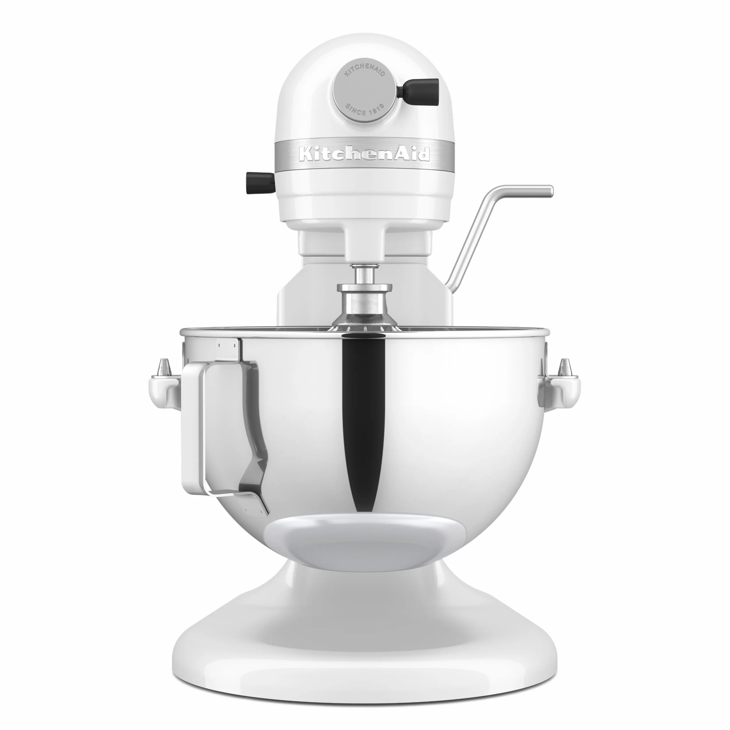 KitchenAid Batidora Amasadora Bowl-Lift 5.2L Heavy Duty, Cuerpo y Engranajes Metálicos, 11 Velocidades, Flex Edge, 67 Puntos de Contacto, Blanco