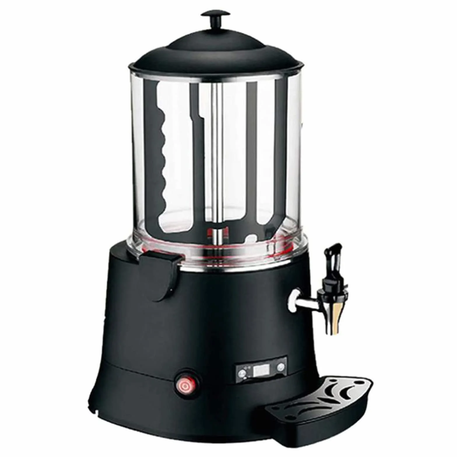 10L comercial fabricante de chocolate caliente, máquina eléctrica caliente dispensador de chocolate, para la calefacción de chocolate café leche té té té