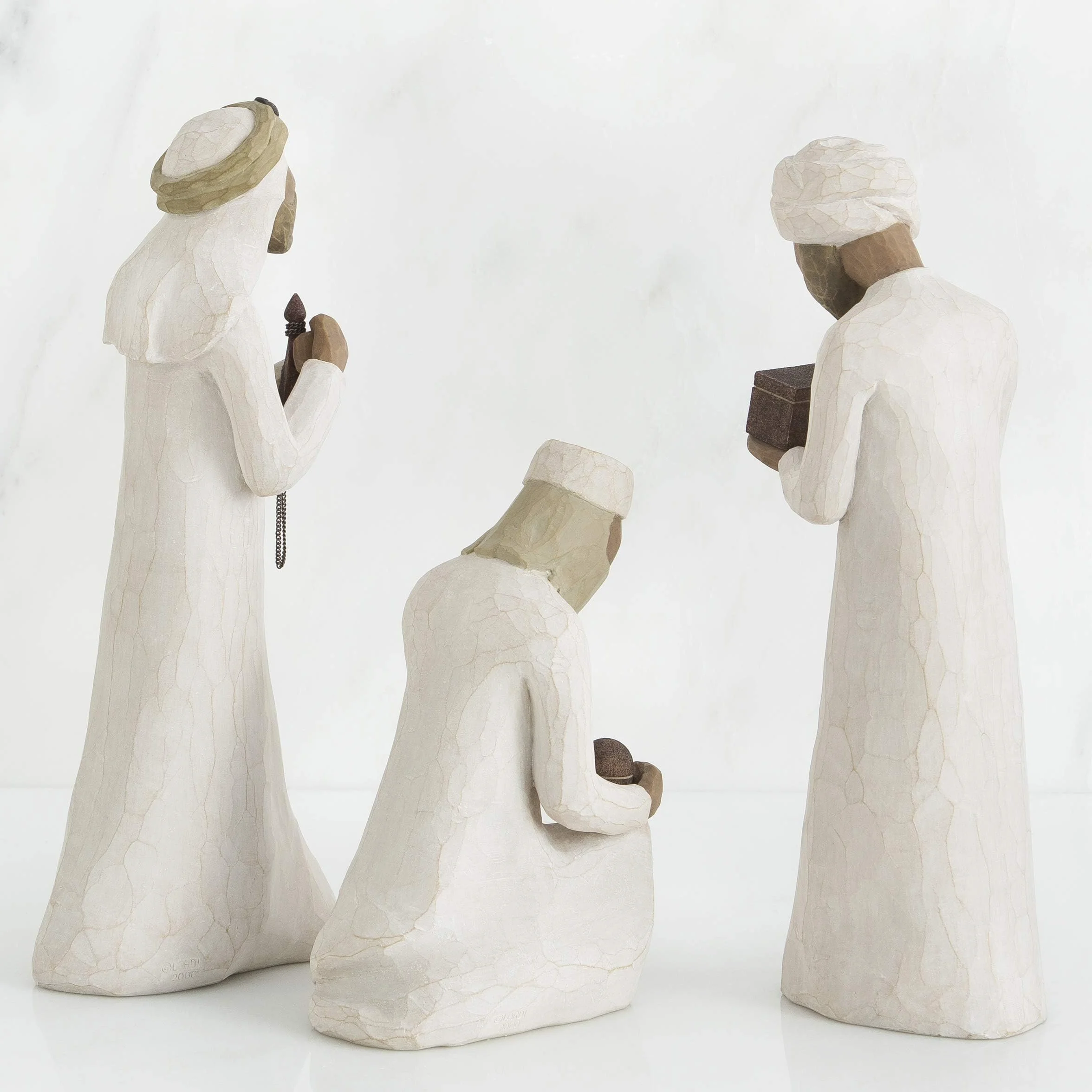 Willow Tree Figura de Reyes Magos: Melchor, Gaspar y Baltasar, Home Deco, Enesco