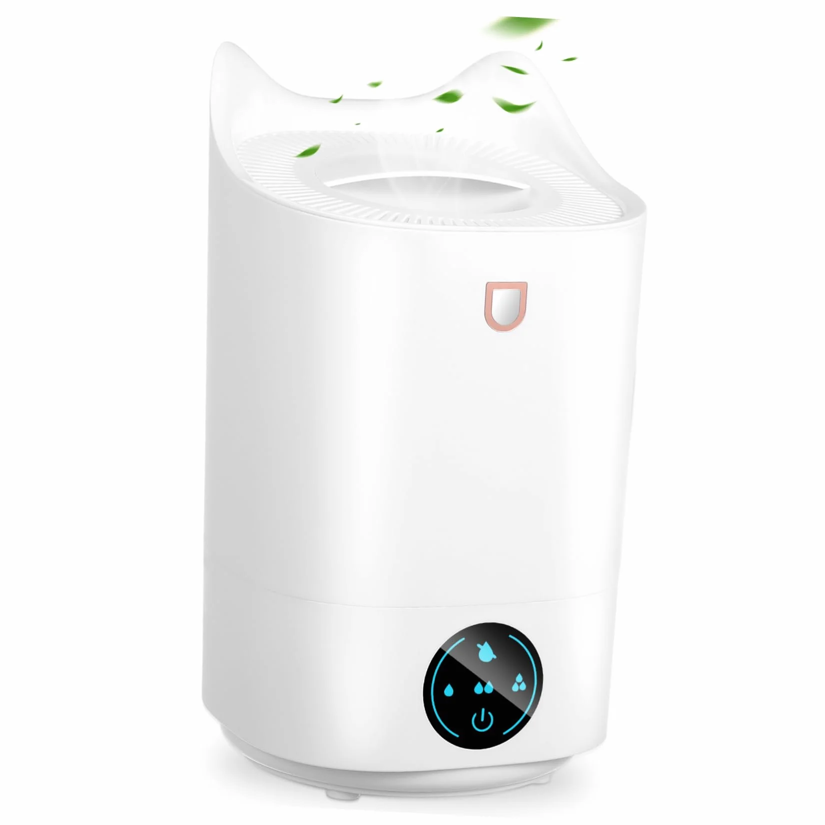 PRETYZOOM Humidificador Silencioso Dormitorio Función de Apagado Automático de 3.1l Plástico Duradero con Diseño Minimalista Adecuado para Escritorio y Oficina