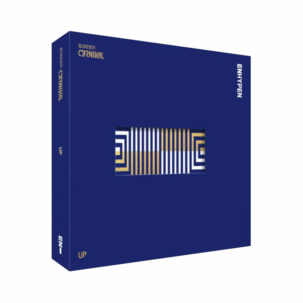 ENHYPEN BORDER : CARNIVAL 2nd Mini Album (UP Version) CD+Photobook+Folded Poster+Photocard+Lyric Book+Lenticular Card+Carnival Ticket+Signature Sticker+(Extra ENHYPEN 8 Photocards+Pocket Mirror)