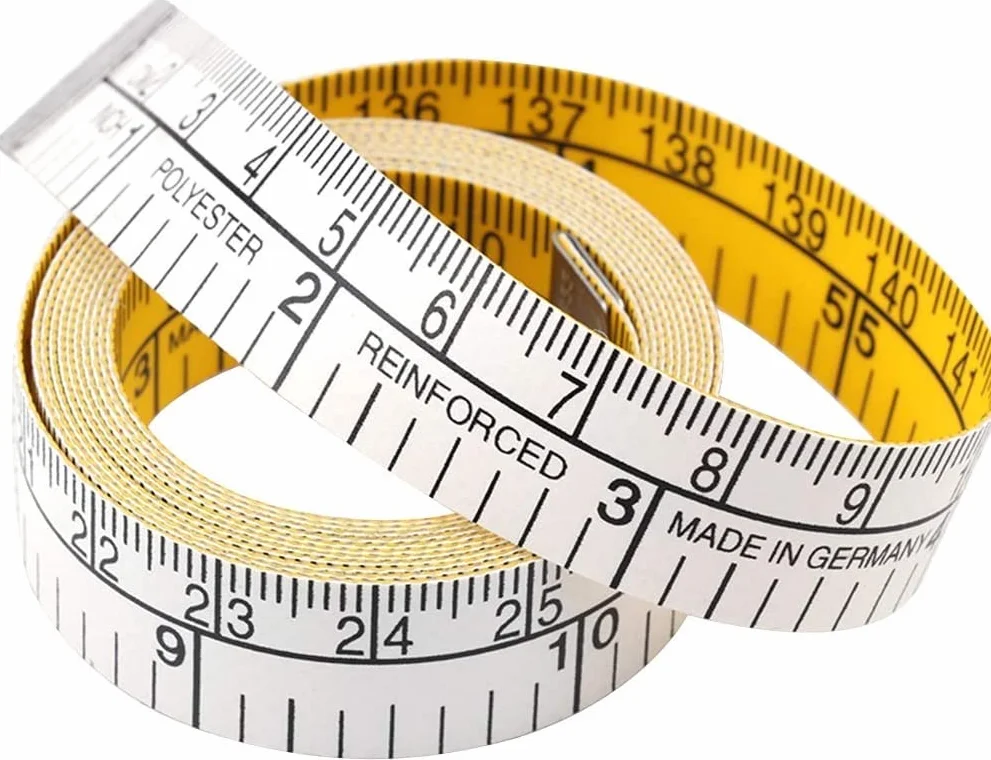 Cinta métrica Suave de Doble Escala de 1,5 m, Regla Flexible para pérdida de Peso, Costura Corporal, Regla para Tela a Medida, práctica y Popular