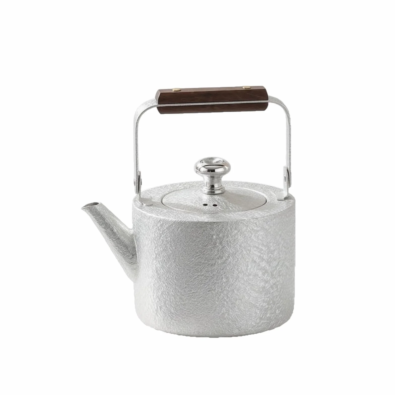 Qianly Tetera con Colador Vertedor Larga Tetera Acero Inoxidable Resistente a la Oxidación Hervidor para Aficionados Al Té, 1.5L, Estilo 8 Verde Con Patrón Dorado Y Base Ancha
