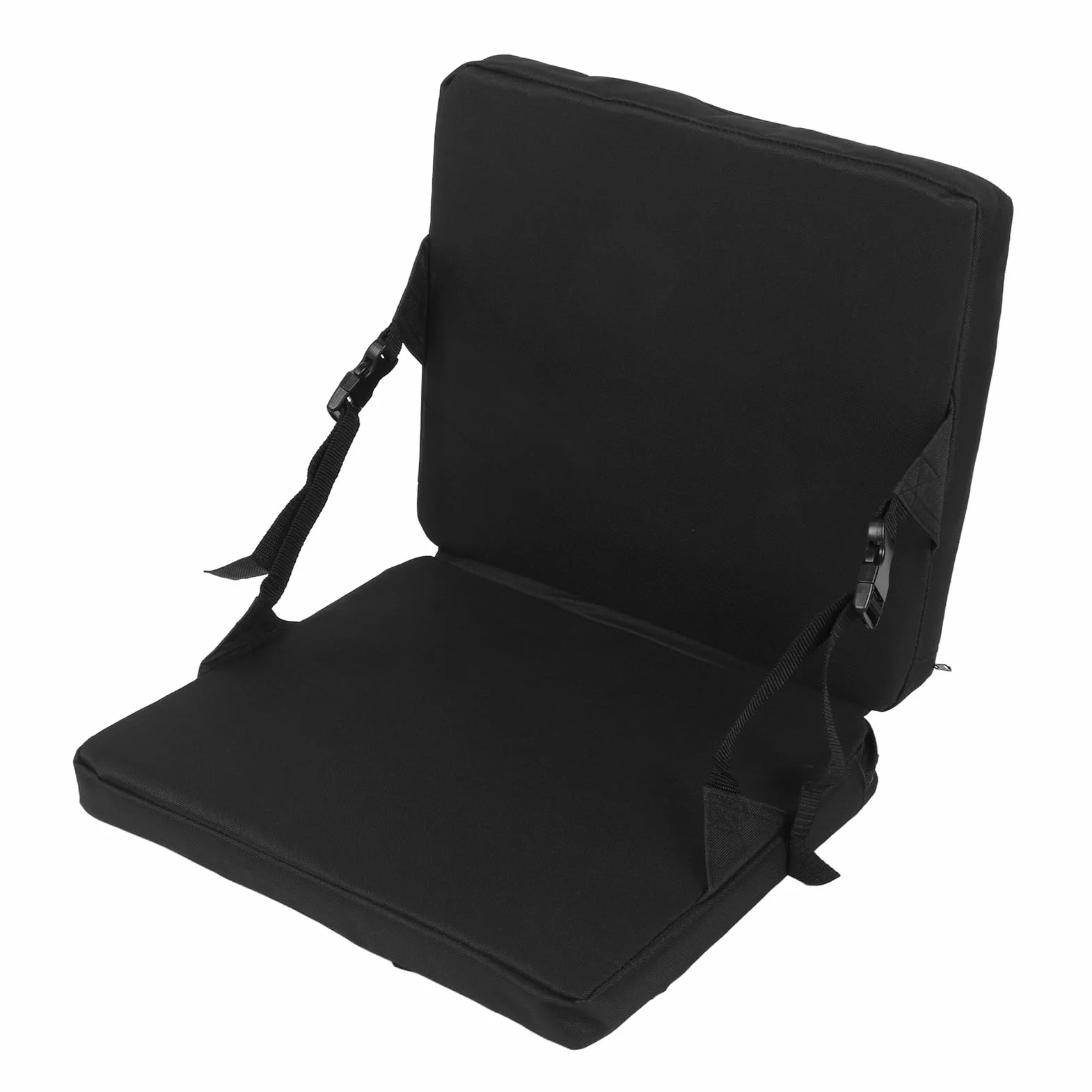 Cojín Plegable Silla Piso Silla Juego Piso meditación Playa Ajustable cómoda Meditation Chair con Respaldo Plegable para Interiores y Exteriores