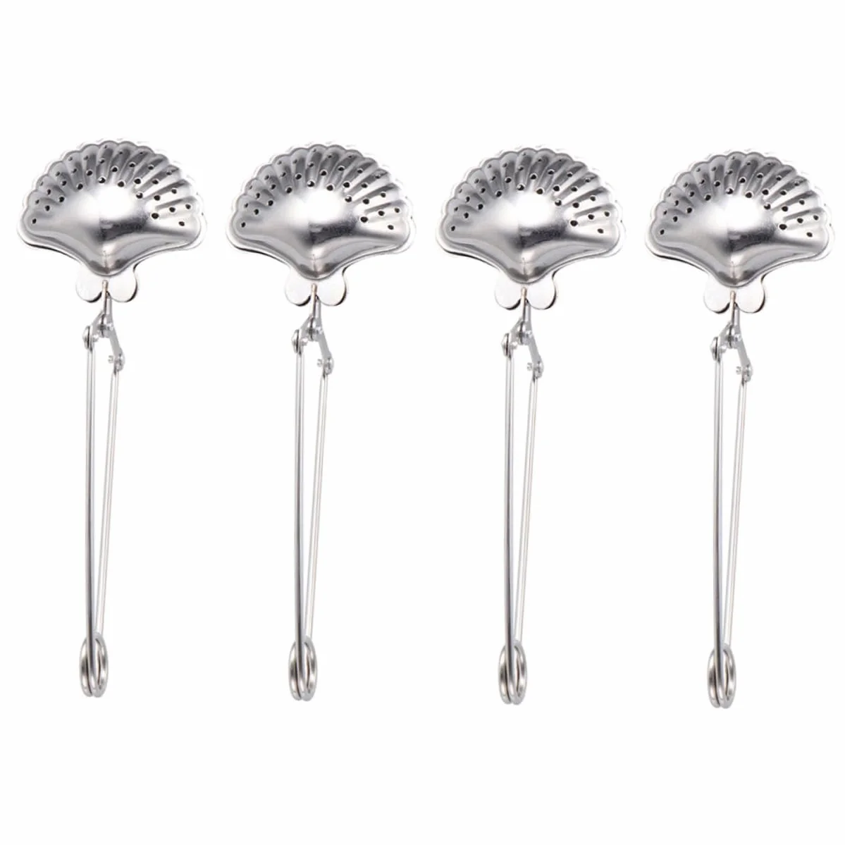 Colador De Té Profesional Inoxidable Filtro Infusor Práctico Para Colador De Infusiones Conveniente Para Hogar Y Salas De Té 4 Piezas X 5