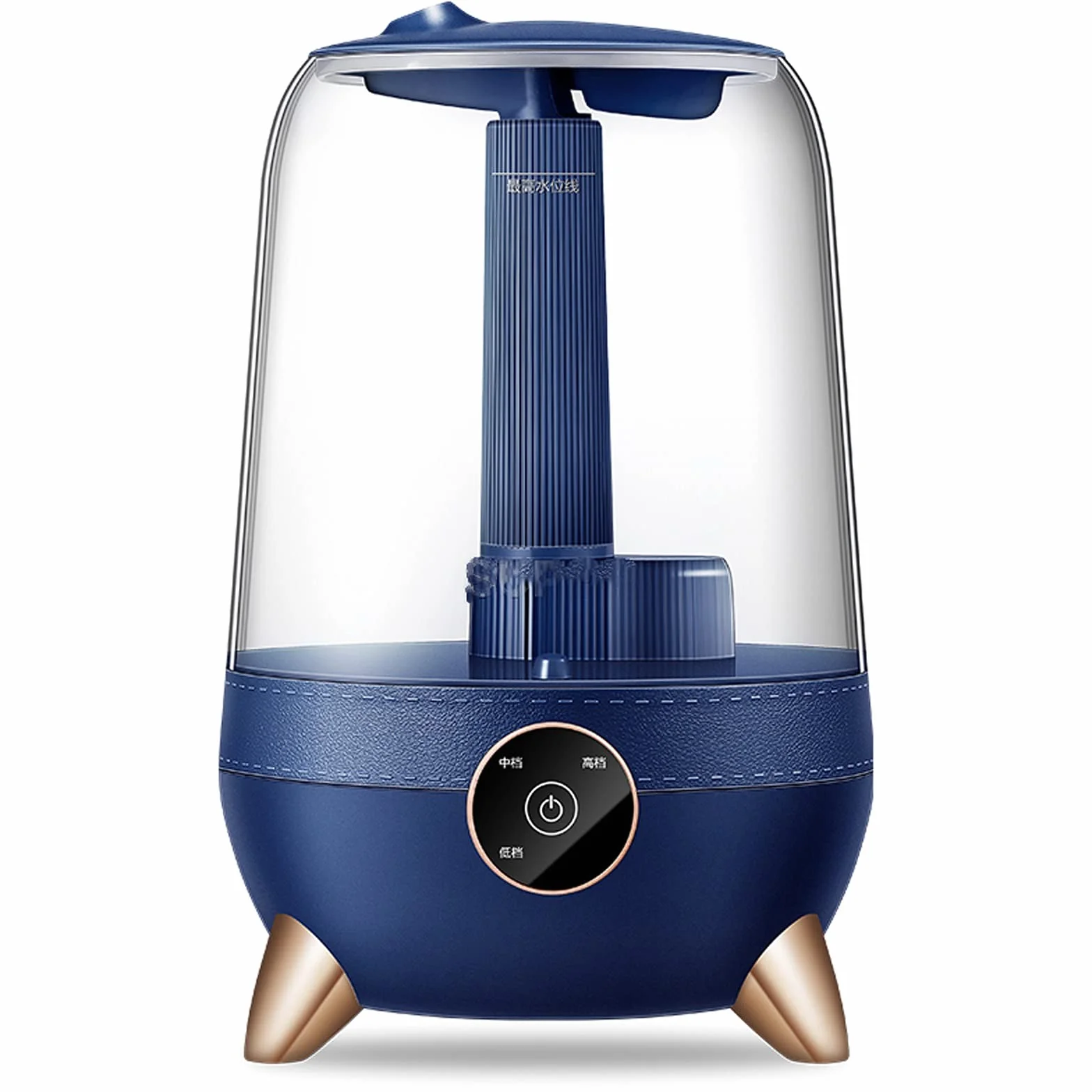 Humidificadores de Aire Humidificadores de niebla frescos, humidificador ultrasónico tranquilo y pequeño for la noche de dormir dormitorio, ahorro de espacio, apagado automáticamente Silencioso Humidi