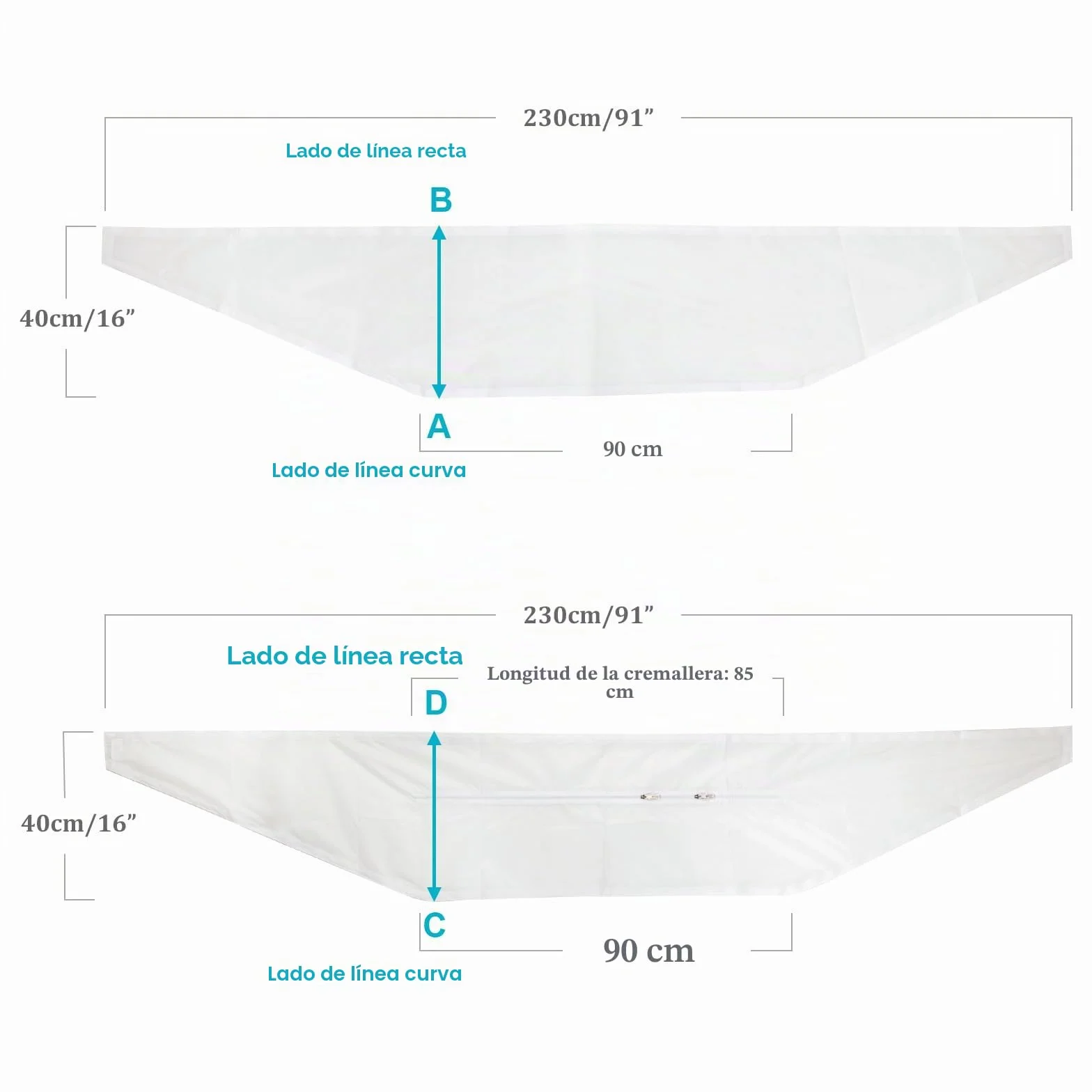 HOOMEE Aislante de Ventanas de Techo Pivotante Central 230 cm x 2 para Aire Acondicionado Portátil y Secadora