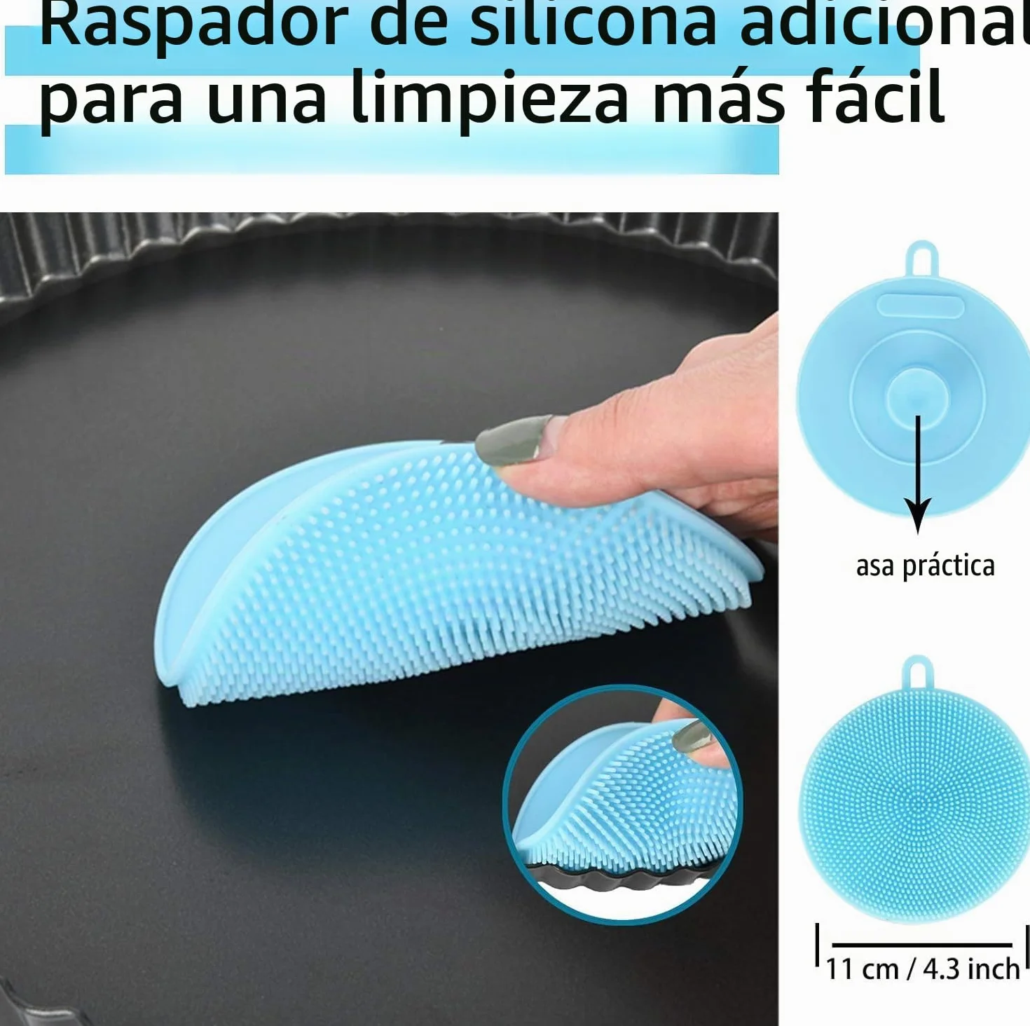 Molde Quiche Desmontable Antiadherente 10 Piezas 4 inch / 10 cm Acero al Carbono