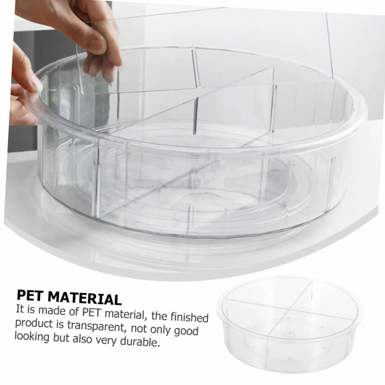 LABRIMP Dispensador Giratorio De Condimentos Organizador De Cocina Transparente Almacenamiento De Baño