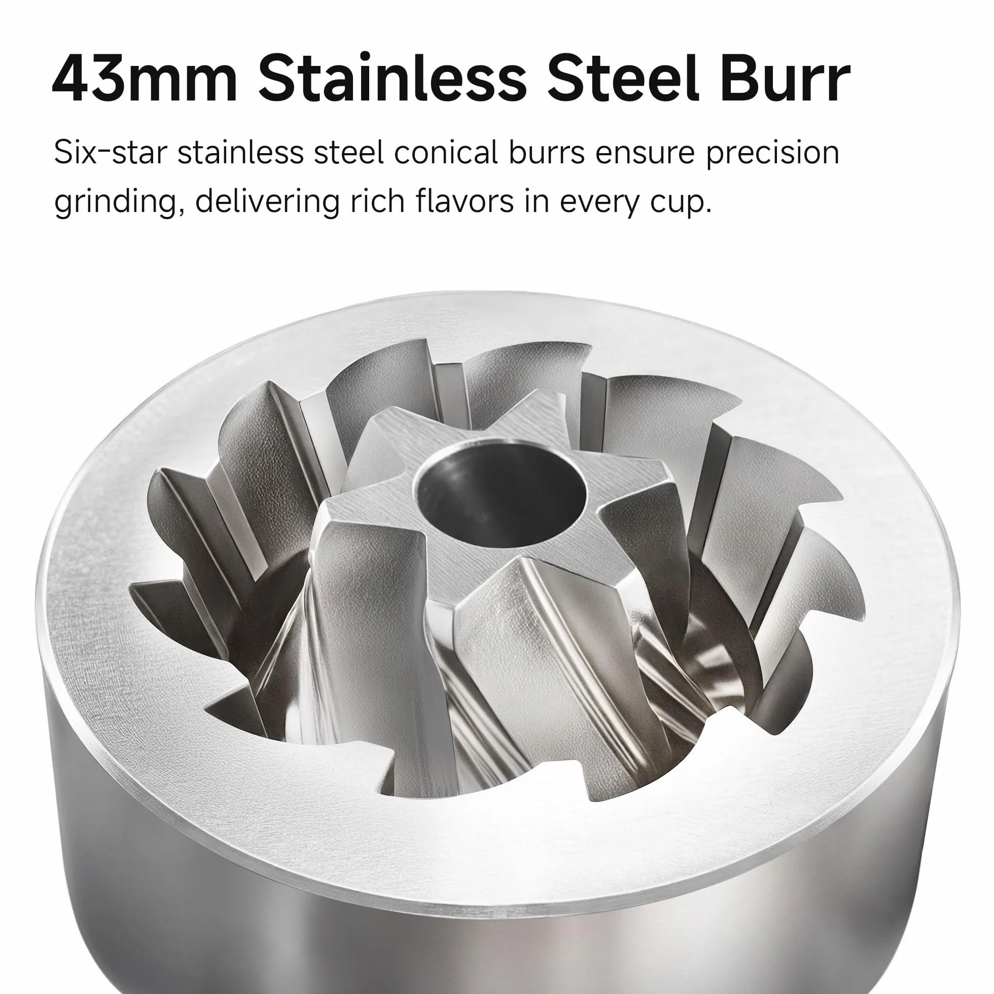 HiBREW G4B - Molinillo de café manual con esfera externa ajustable, molino cónico de aluminio, ajustes numéricos y funda de viaje, molienda gruesa a fina para espresso vertido sobre ollas Moka