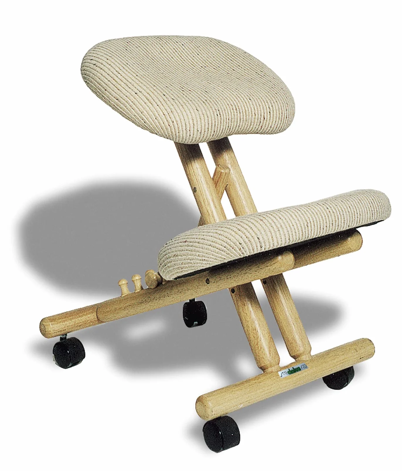 cinius Silla ergonómica Profesional sin Respaldo (Crema)