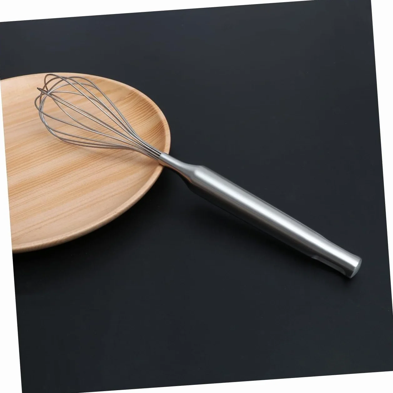 Batidor Varillas Cocina Batidor De Huevos Manual De Acero Inoxidable Con Gancho For Harina, Pastel, Crema De Huevo, Herramienta For Hornear, Batidor De Huevos Barillas Batir Batidor De Huevo(Blue,Silv