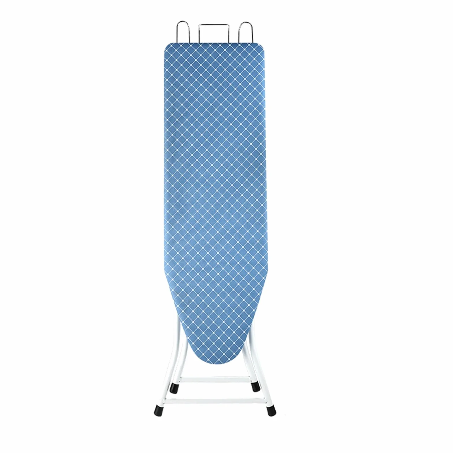 Tabla de Planchar Plegable con Soporte de Hierro, Mesa de Planchar de Pie para Lavandería, Compacta y Multifuncional, Azul(X-Large)