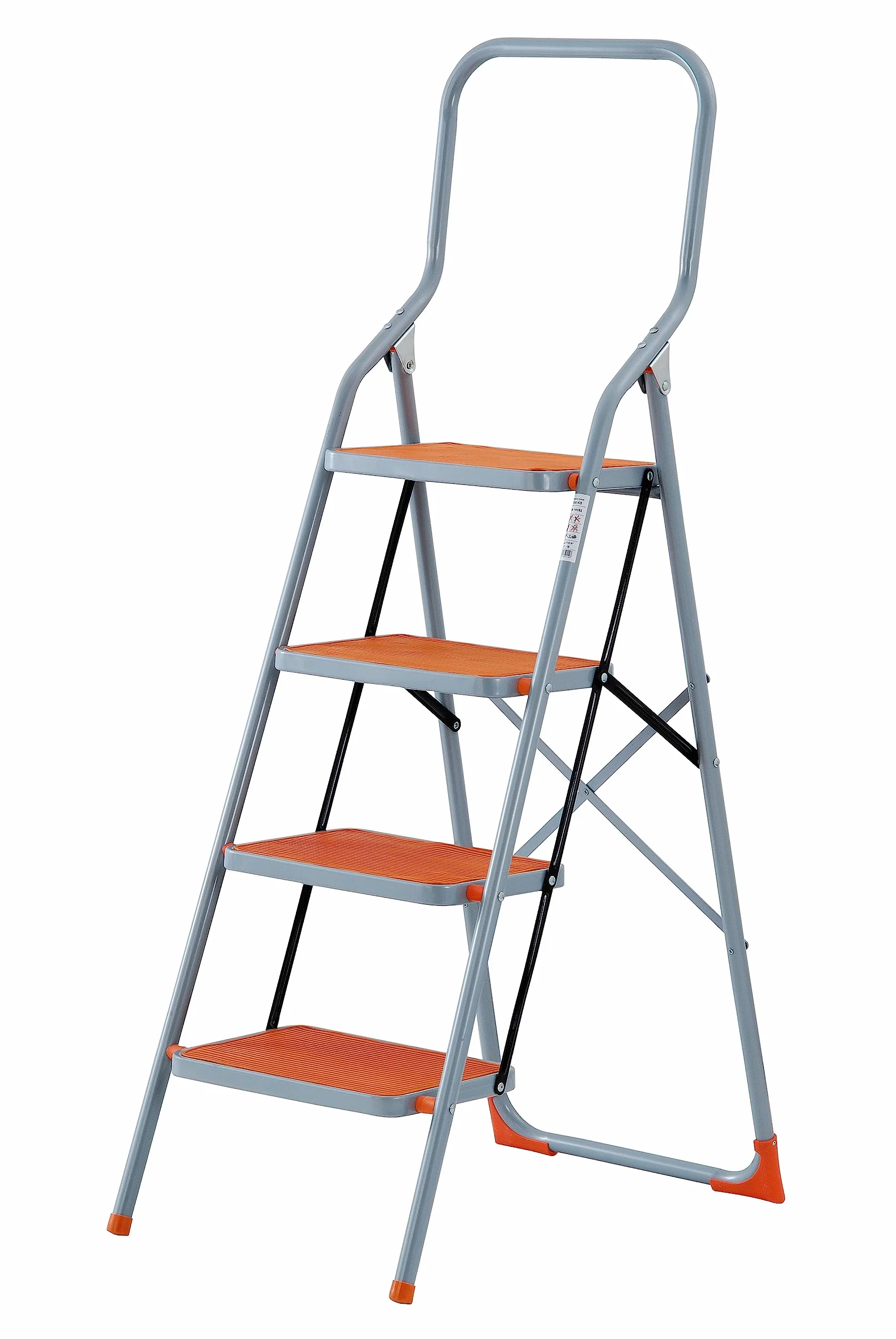 Gierre Taburete Desmontable peldaño Ancho de Acero Lacado. ampia Superfice los peldaños cm 38 x 26. Conforme Alle Norme vigenti. Alcance kg. 150.