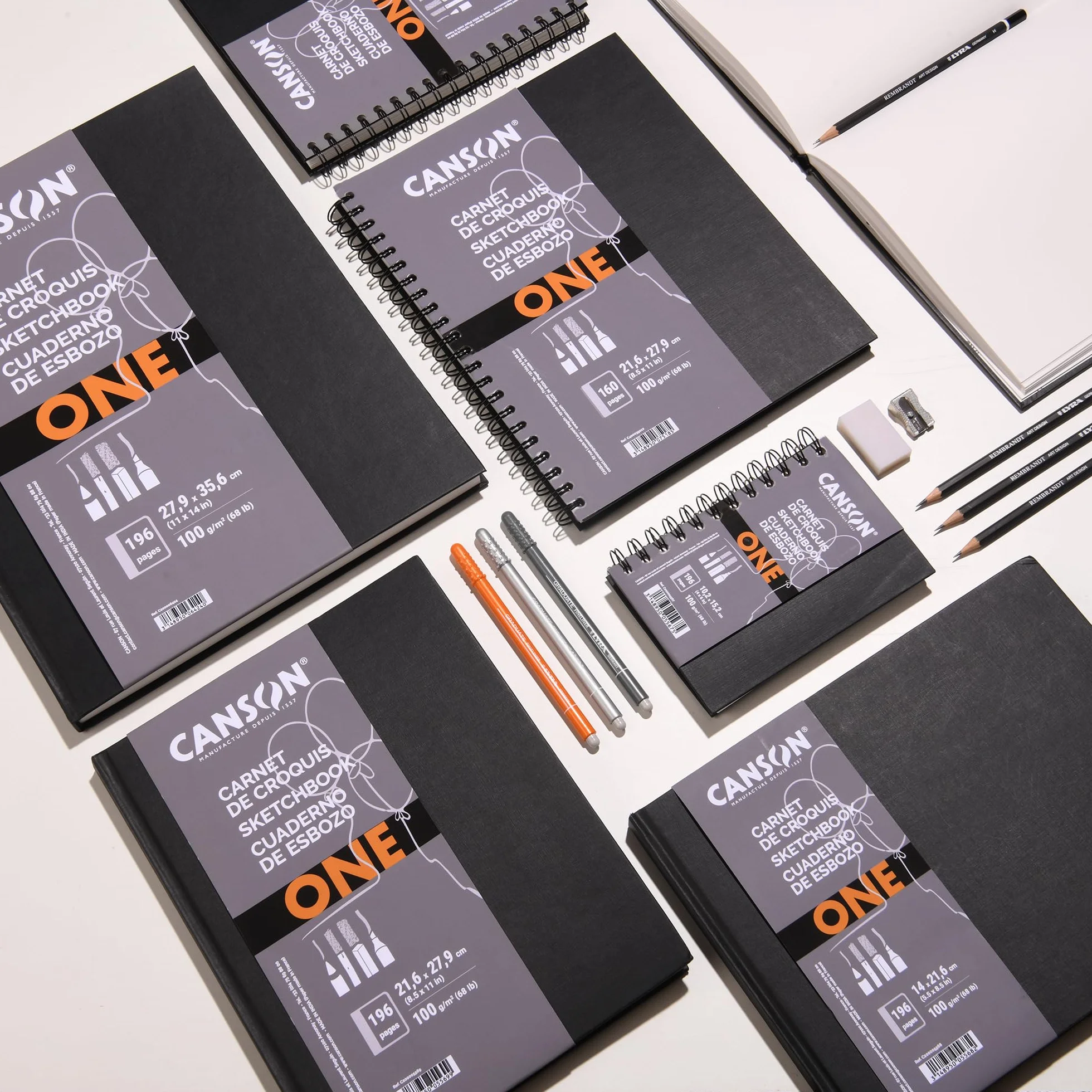 Canson One Art Book Cuaderno de esbozo 100g 14x21,6cm 160 hojas