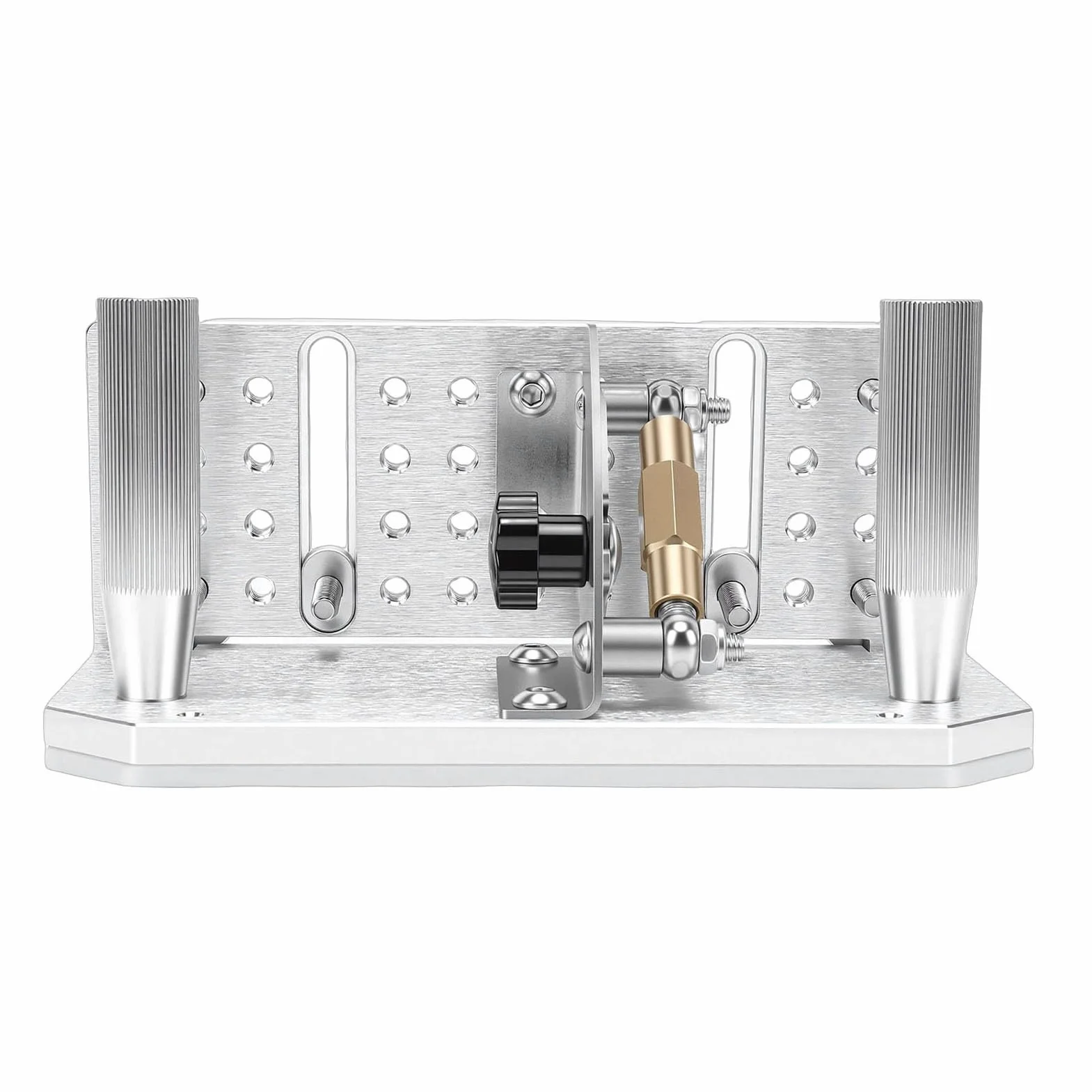 Generic Amoladora de Correa Afilador Jig Máquina Lijadora de ángulo Ajustable para Afilar Cuchillas Aleación de Aluminio ABS con Placas de Prensa Dobles para Entusiastas de la Carpintería