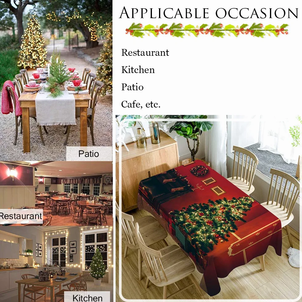 Mantel rectangular impermeable de fácil cuidado, resistente a las manchas, moderno estampado de mármol, tela de poliéster, perfecto para cocina, comedor, hogar y jardín (E, 140 x 160 cm)