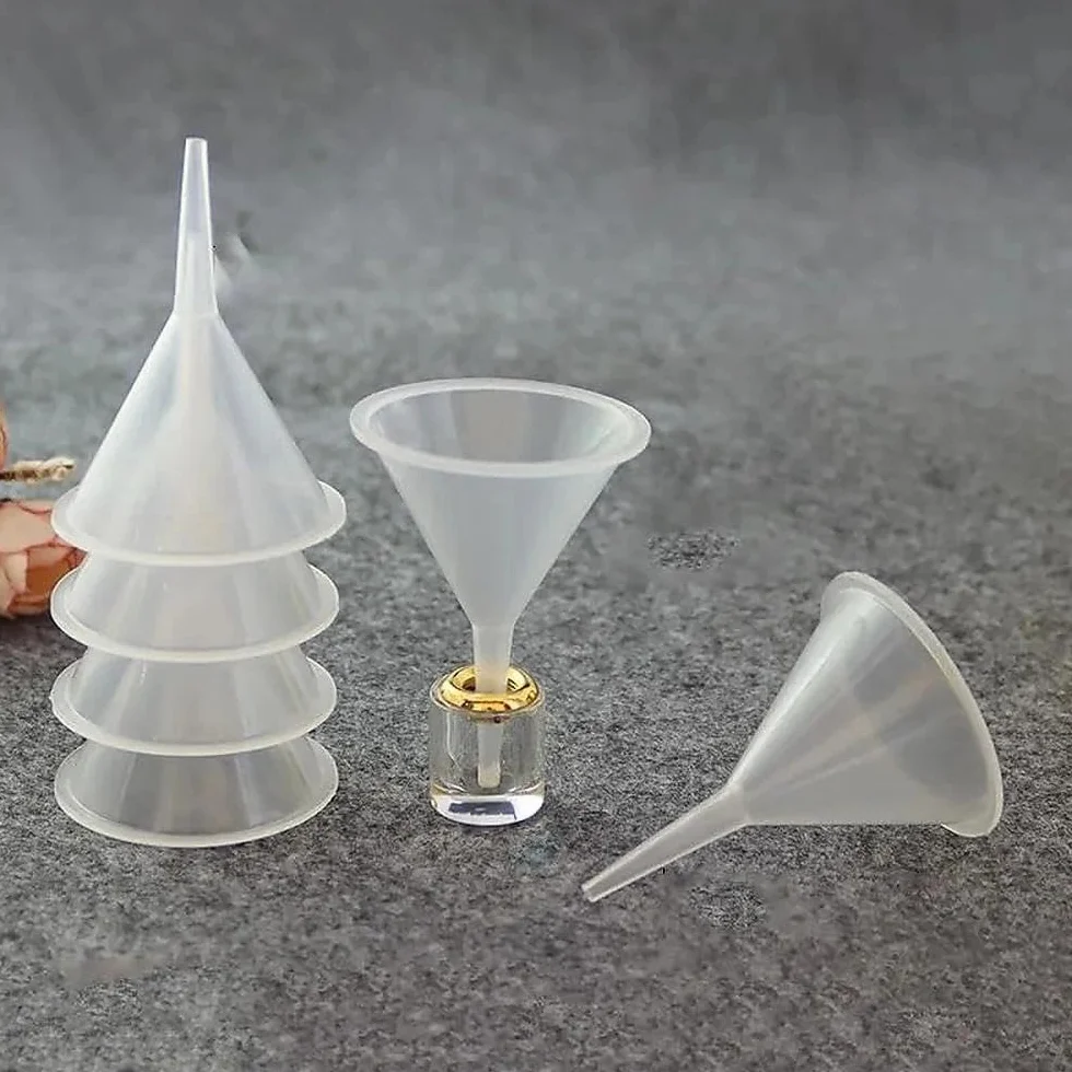 Embudo Pequeño Cocina Plástico Resistente Anti-derrame Reutilizable 5u