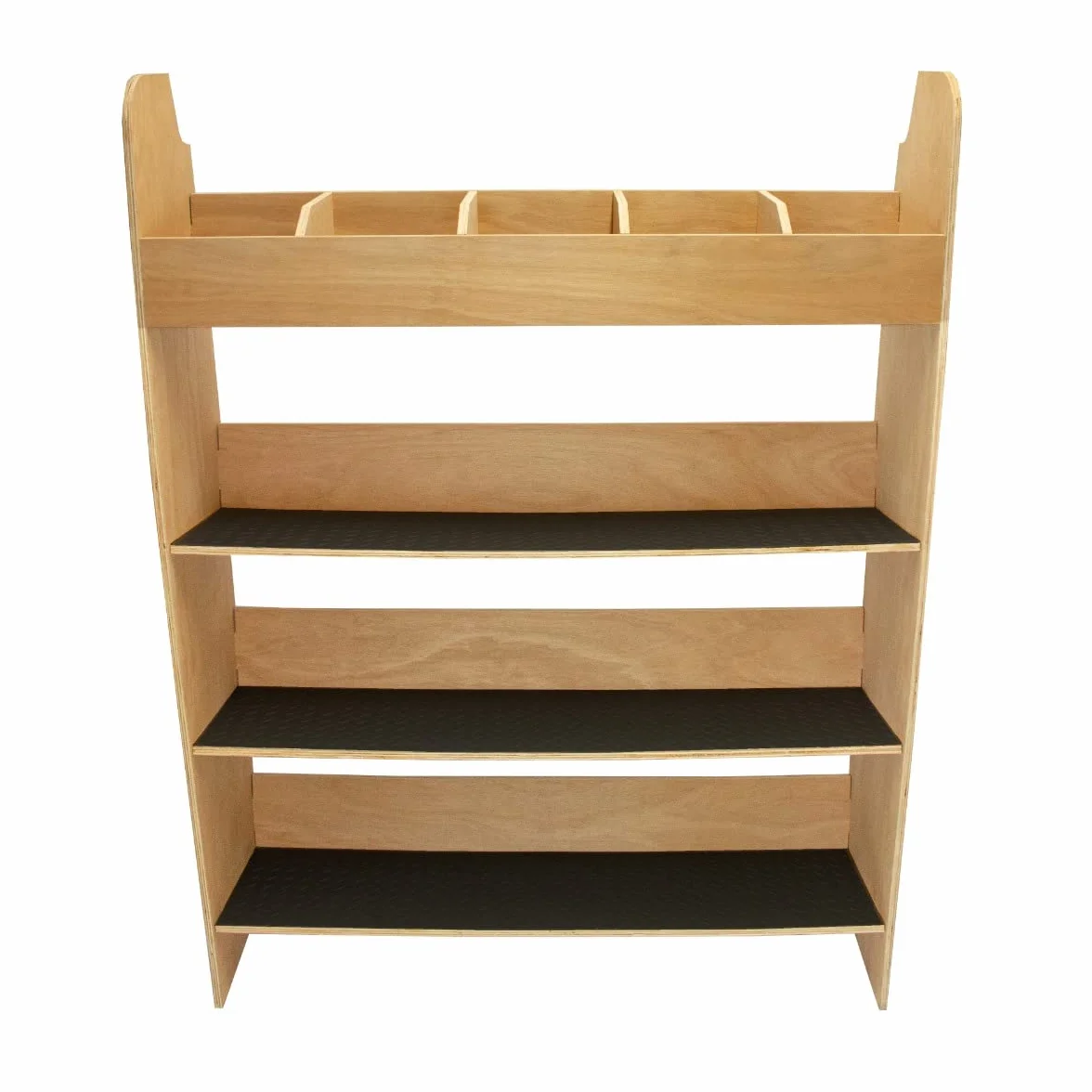 Van Racking Transit Custom SWB LWB - Caja de herramientas de madera contrachapada de 12 mm de grosor, organizador de herramientas, organizador de herramientas, lado del conductor, lado del conductor,
