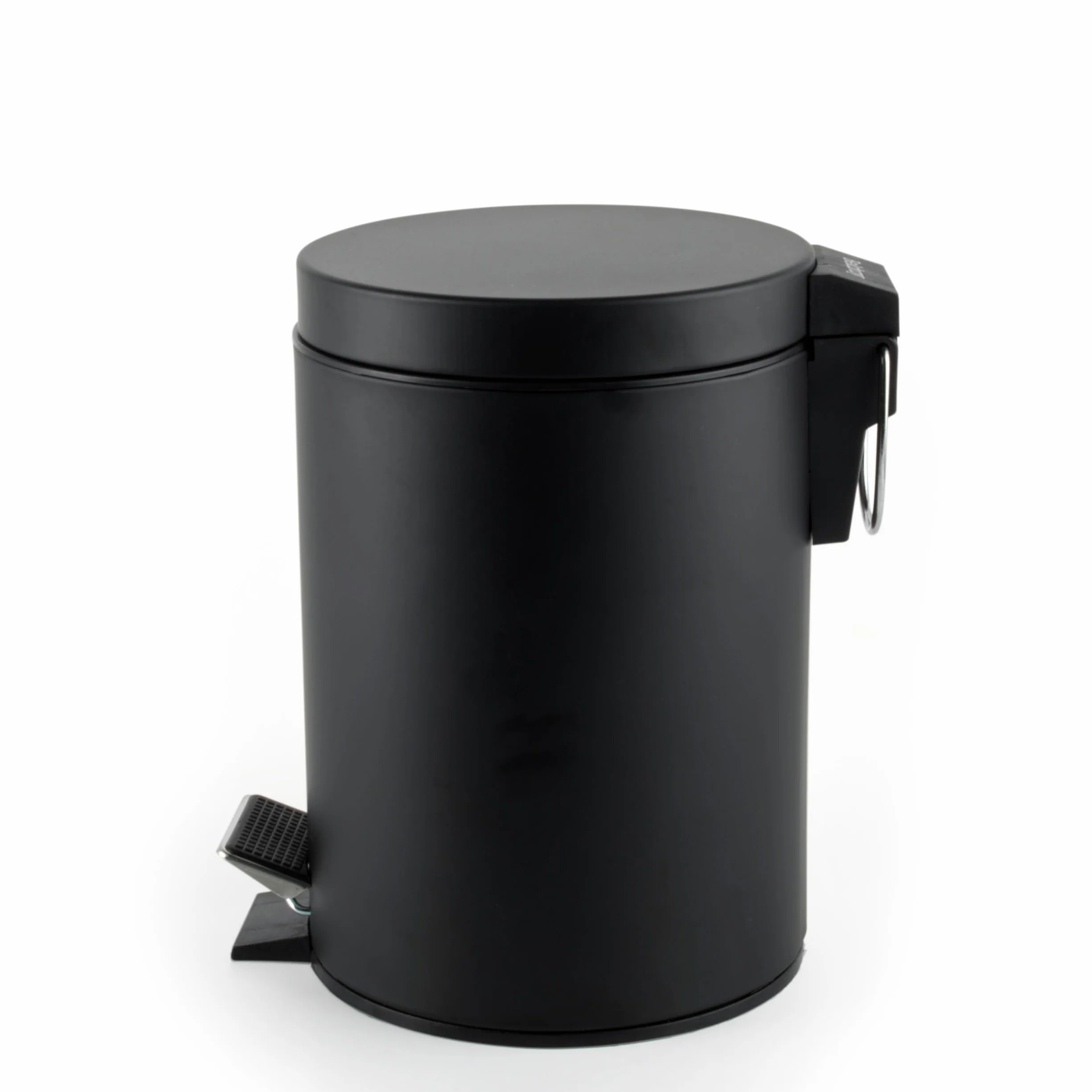 Beldray cubo de baño con pedal 3 L acero inoxidable tapa cierre suave cubo interior extraíble negro