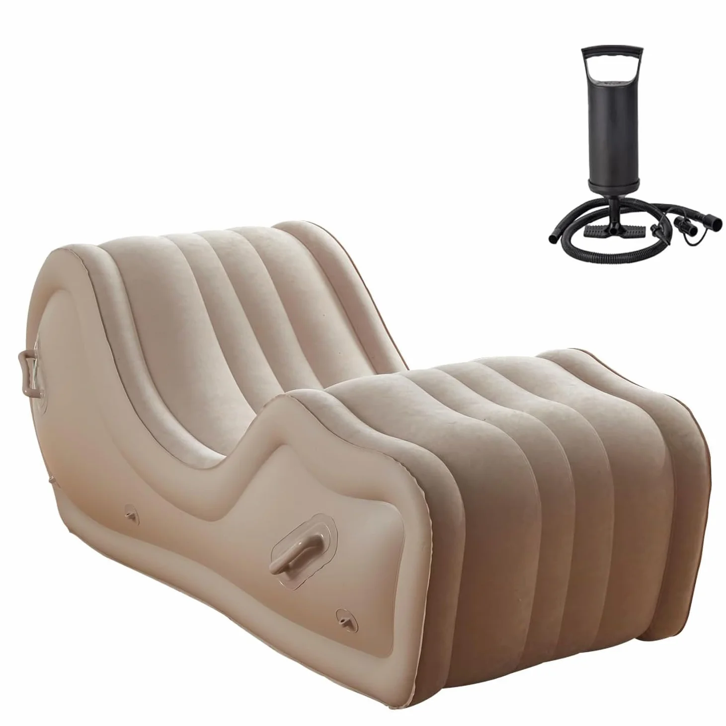 Sofá Inflable Que No Es Deslizante y Plegable Impermeable y Fácil de Limpiar,Style1