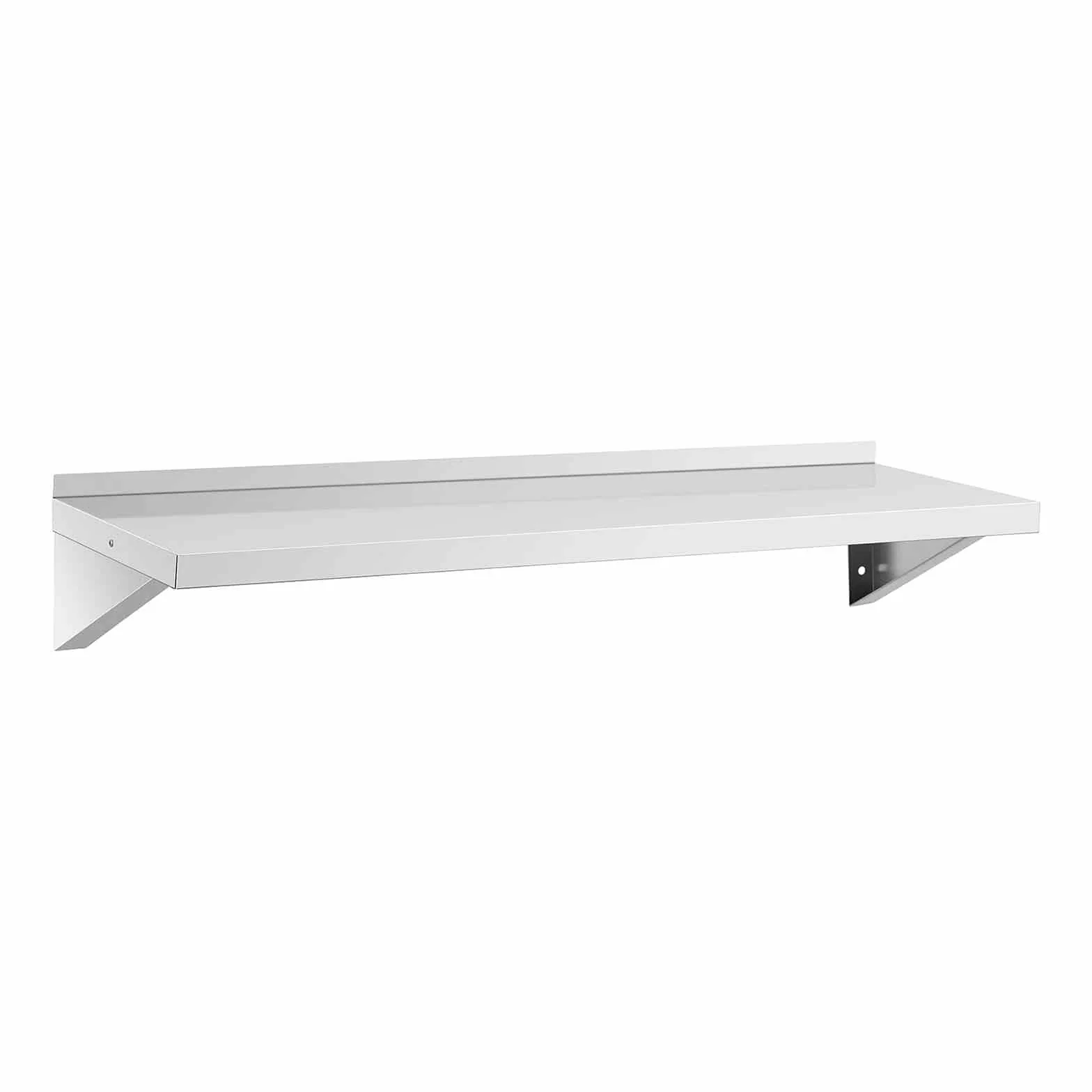 Royal Catering RCWR-120.1 - Estante de pared (acero inoxidable, 120 x 40 cm, hasta 80 kg)
