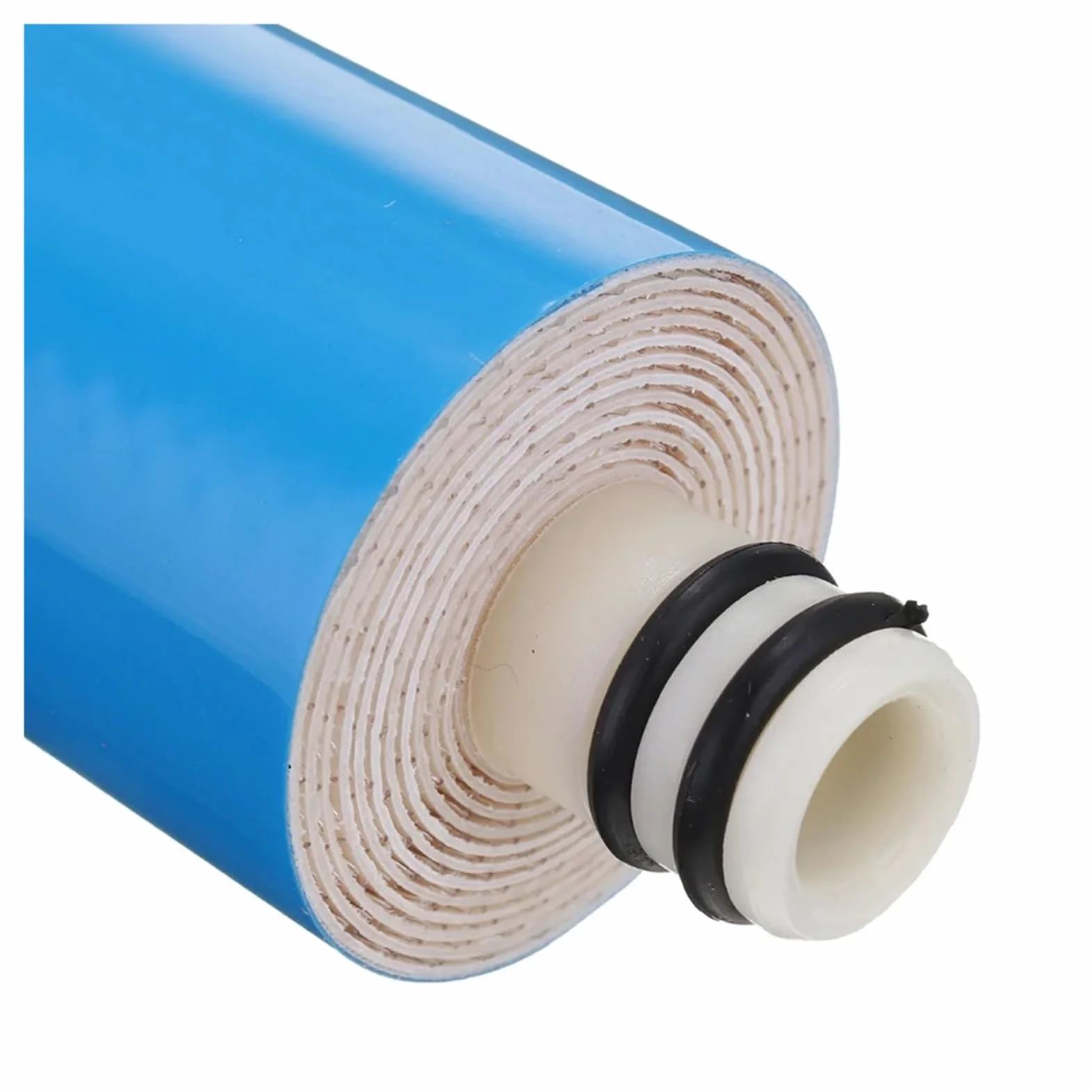 Membrana de ósmosis inversa 75G, modelo 1812, filtro de alto caudal de repuesto for sistemas purificadores de agua domésticos. Debajo del fregadero