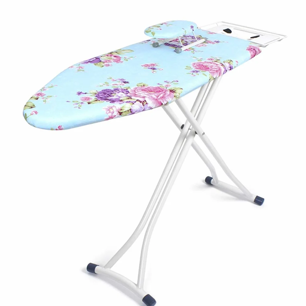 Tabla de Planchar del Hotel, Estante de Planchado Suave Reforzado, Centro de Lave Planchado Suave Reforzado, Centro de lavandería, Tienda de Ropa, Soporte de Plancha de Vapor para Dormitorio