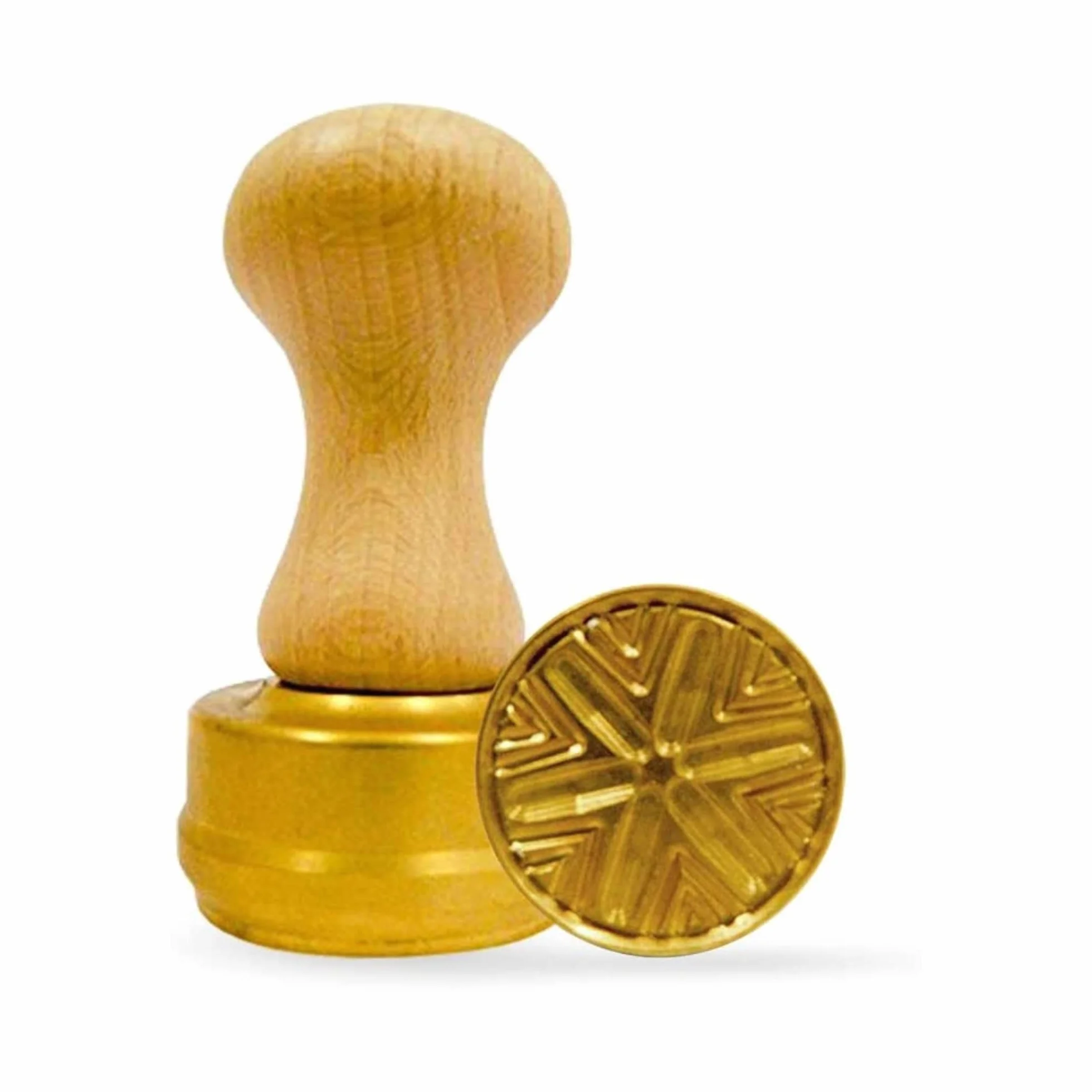La Gondola Cortador de Raviolis Caseros - Redondo Corzetti (Corsets) 50 mm | Cortapastas de Latón y Madera | Cortador de Pasta Robusto y Fácil de Usar | Utensilios para Pasta Fresca Hechos en Italia