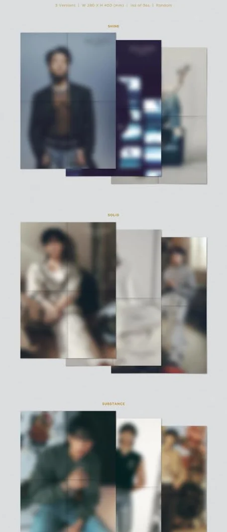 [Set] BTS JUNGKOOK GOLDEN 1st Solo Album 3 Verset + Weverse Album Ver