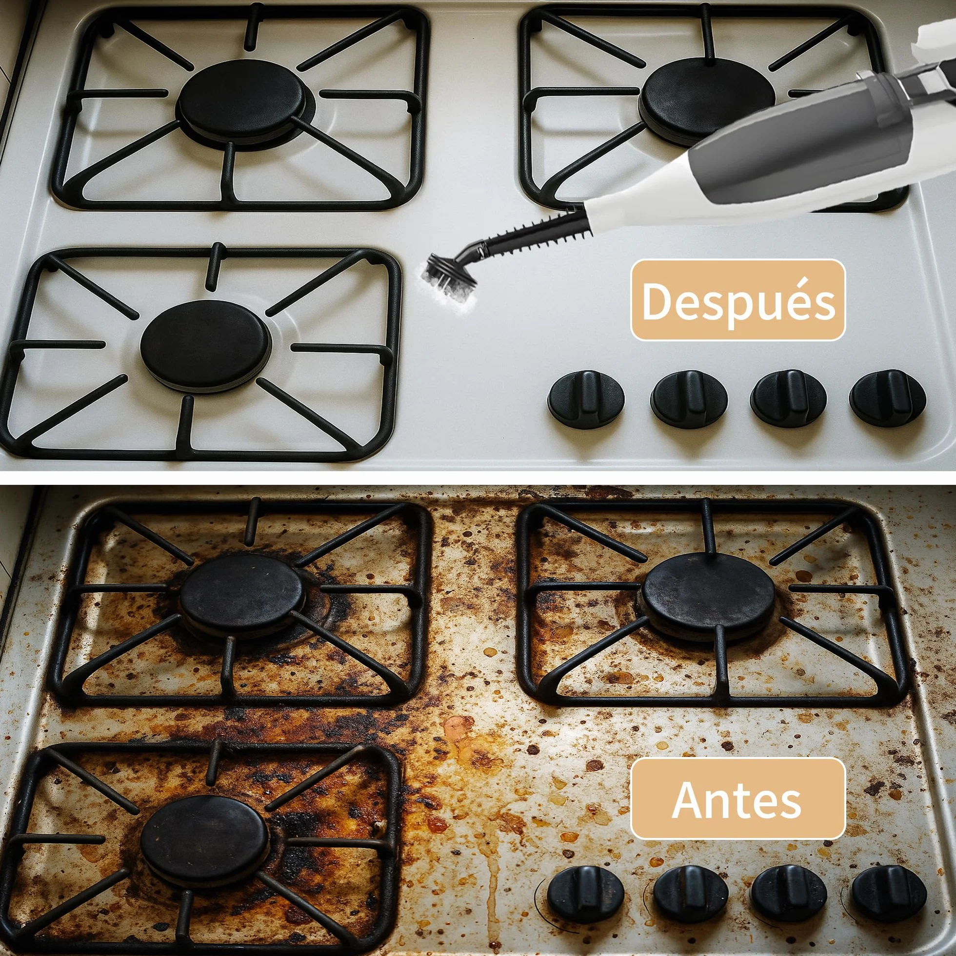 Escoba de Vapor,Escoba de Vapor para Suelos Duros, Limpieza Profunda, Limpiador de Vapor portátil multifunción, 13 Accesorios para Suelos de Madera, Laminado, Vinilo, baldosas