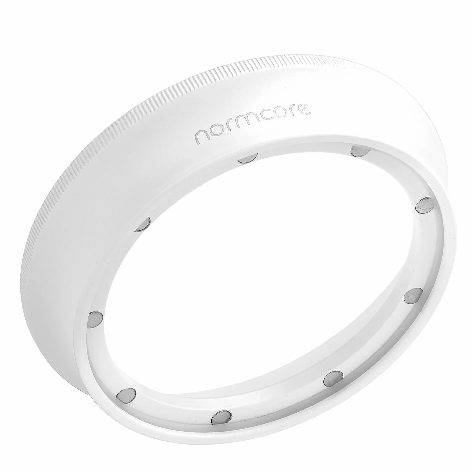 Normcore Embudo dosificador espresso 58 mm V2 – Anillo dosificador magnético 18 mm aluminio anodizado con 8 imanes neodimio para portafiltro 58 mm