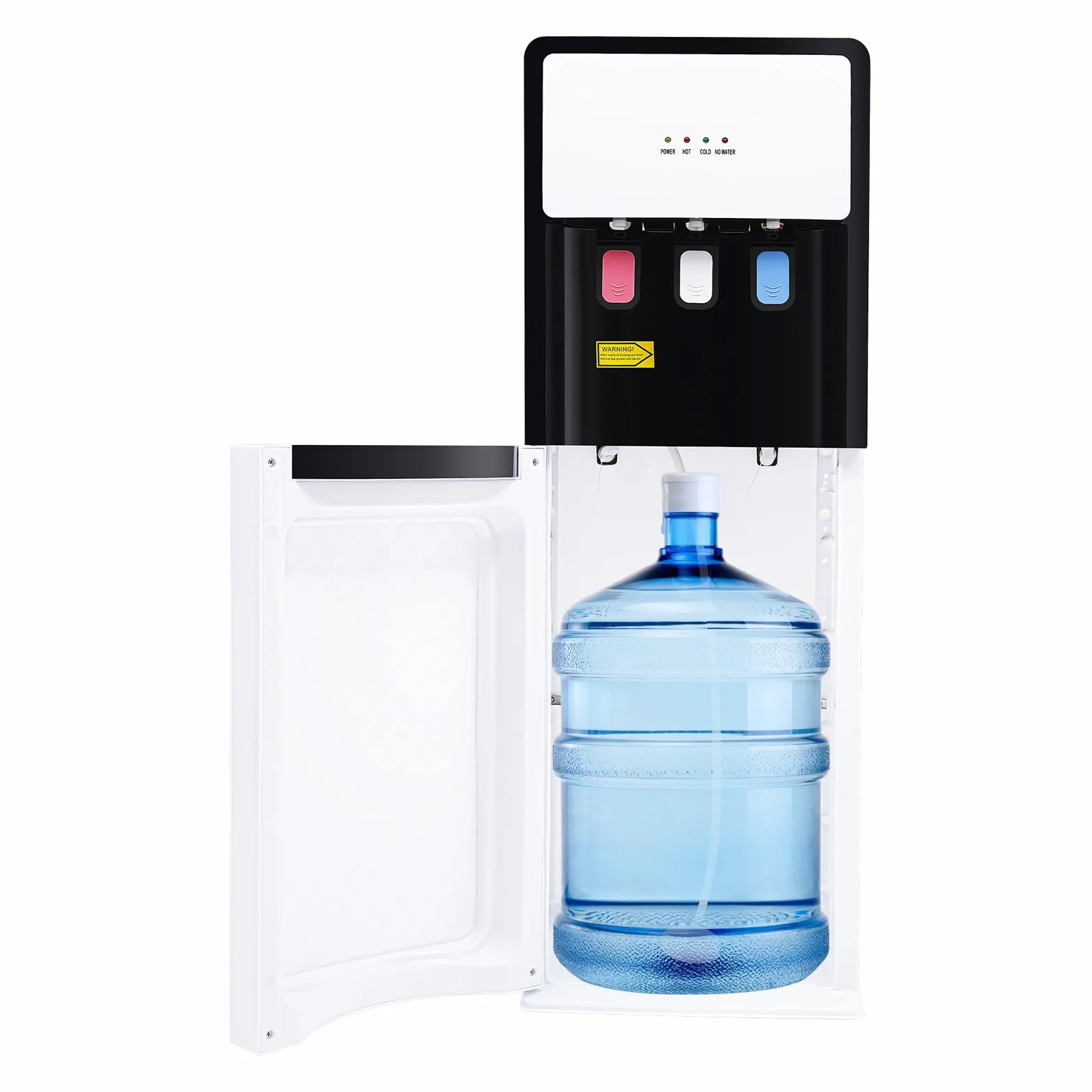 Fuente de agua fría y caliente, dispensador de carga inferior, oficina
