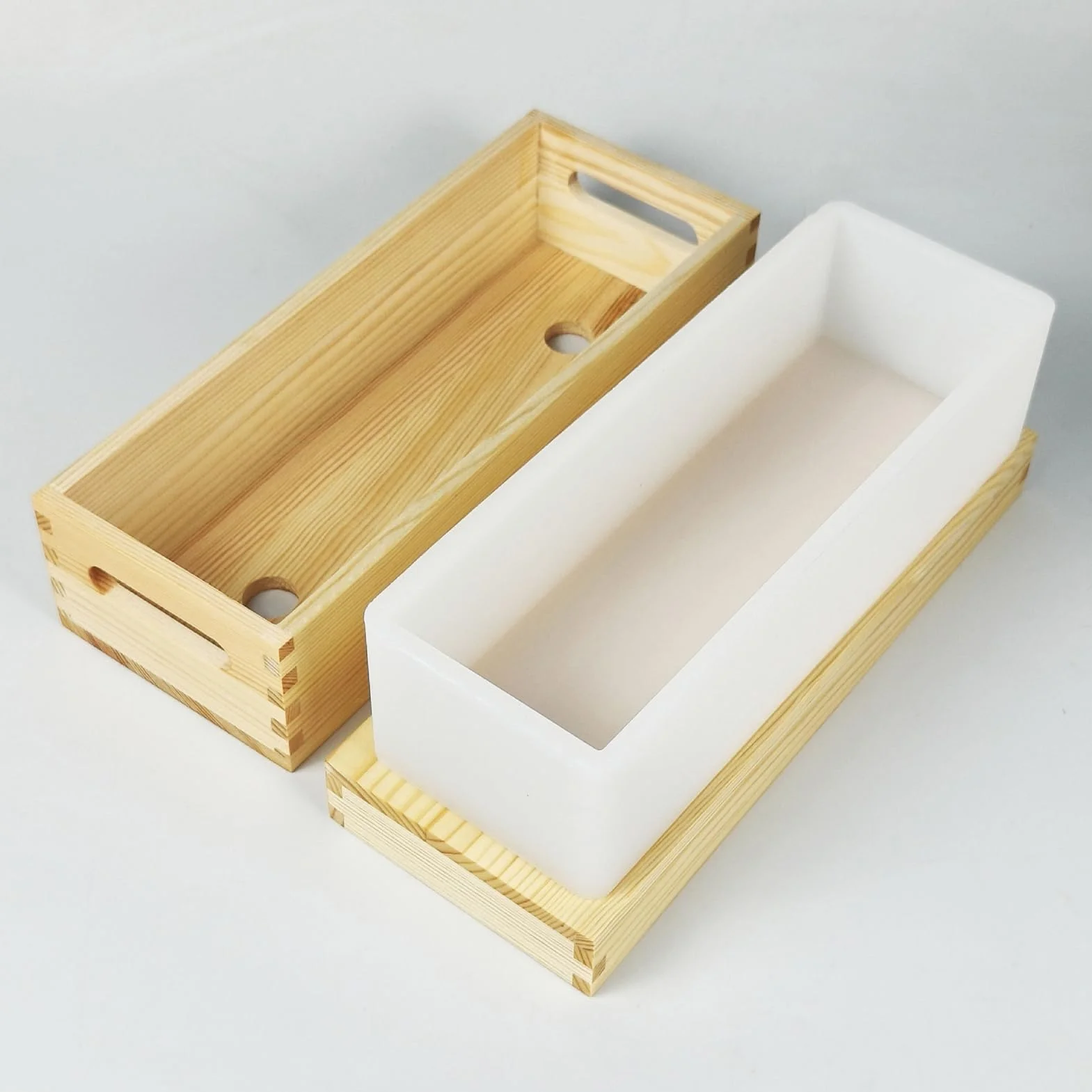 Moldes De Silicona Para Jabón 1300ml Antiadherente Fácil Desmoldeo | Molde de Pan con Tapa para Jabón San Valentín, Día Madre, Navidad, Acción De Gracias, Días