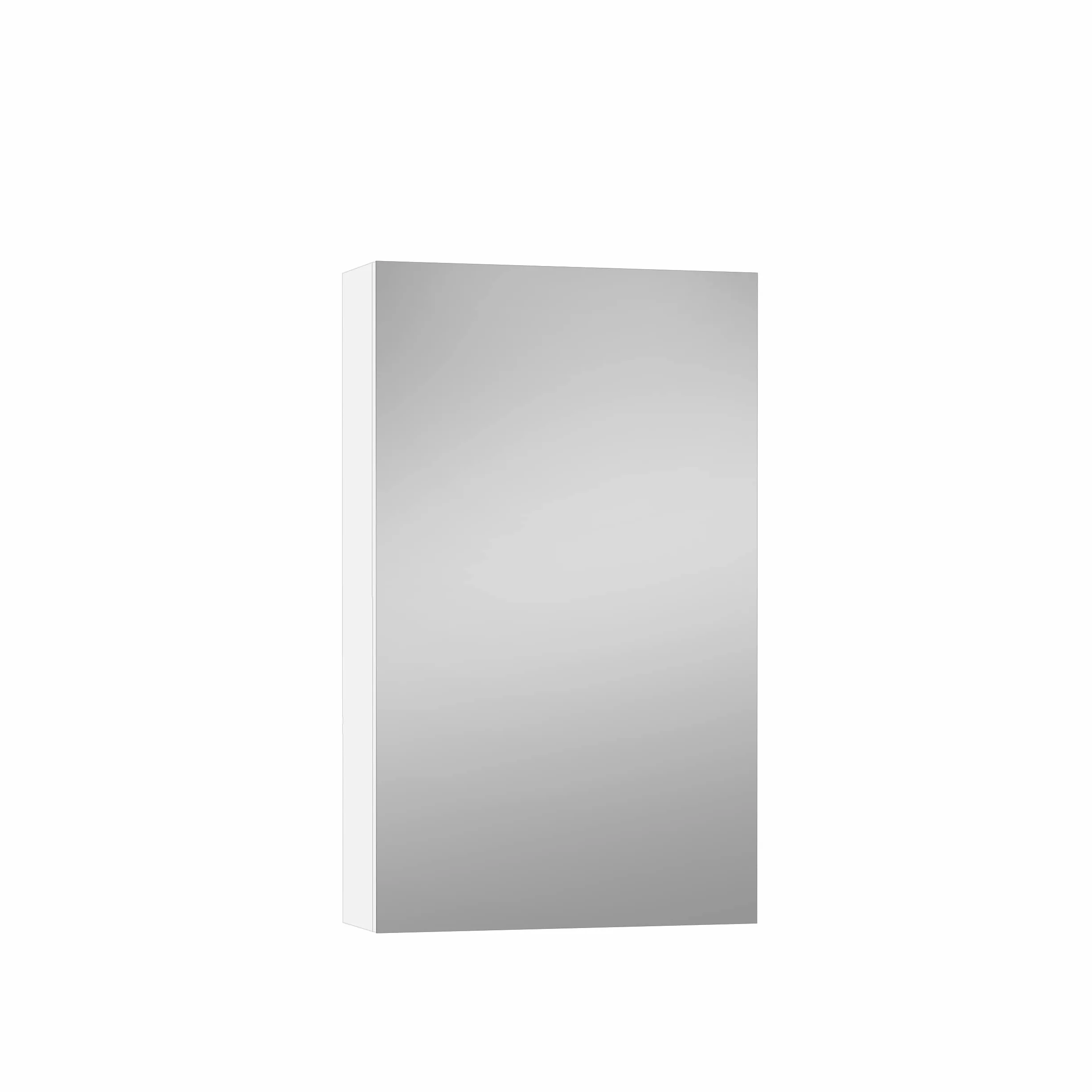 Baikal Mueble Camerino con Espejo, Armario Auxiliar de Baño Multiusos, Opción con o sin Luz LED. Mueble de Pared de fácil colocación. Armario MONTADO. Acabado Blanco. Camerino 48 cm