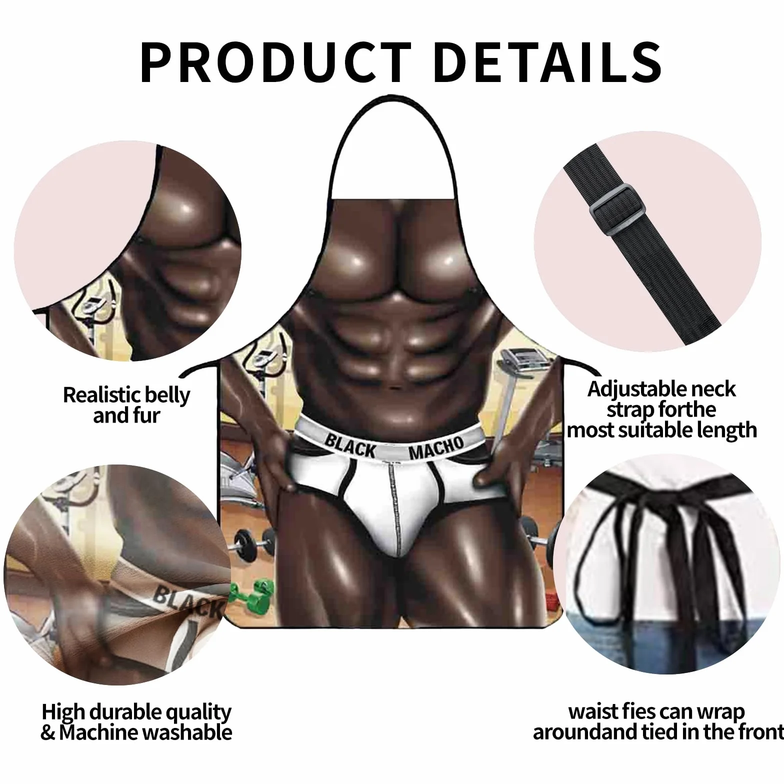 Delantal divertido para hombres y mujeres, delantal humorístico para bikini, perfecto para barbacoas, parrillas, cocinar, delantales divertidos para adultos